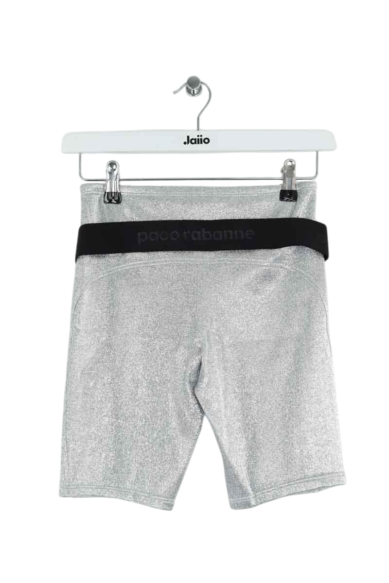 Silver mini shorts PACO RABANNE - Seconde Main Silver