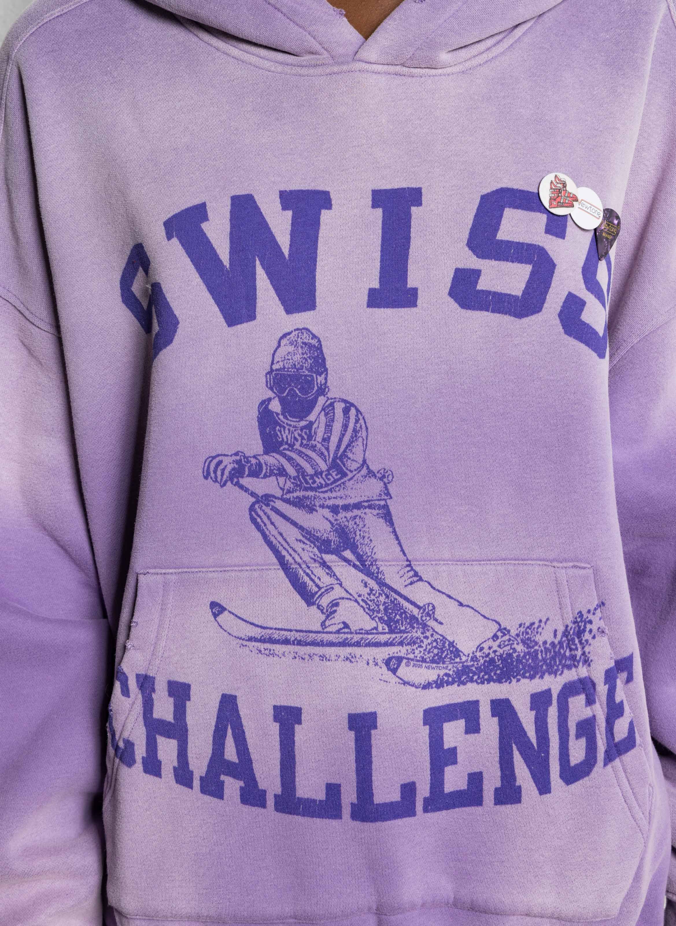 Cotton-mix round-neck sweatshirt NEWTONE Purple