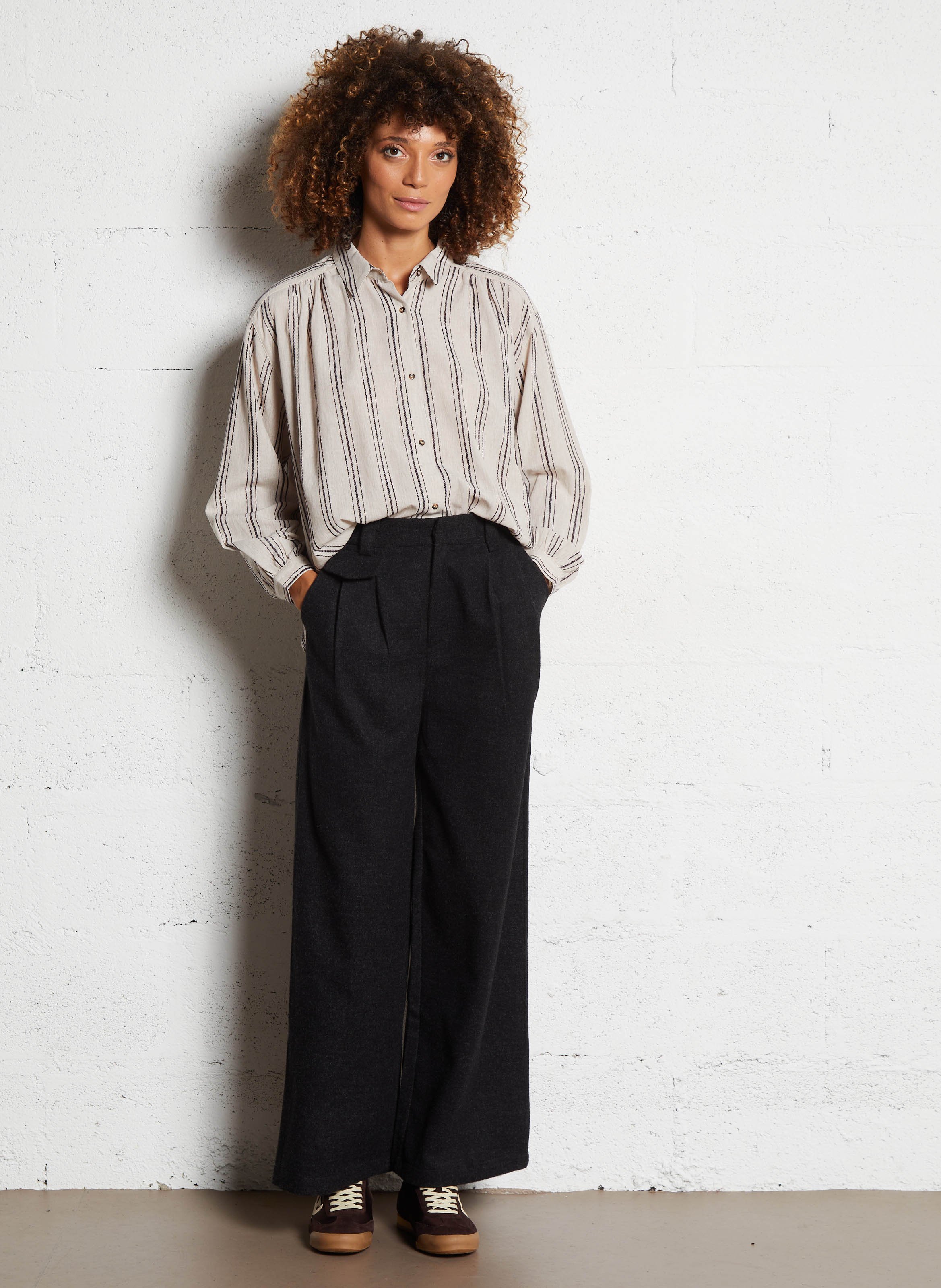 Chemise col classique  SACRECOEUR Beige