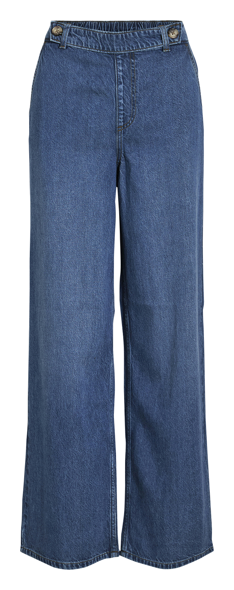 Eco-responsible high-rise wide-leg jeans VILA Blue