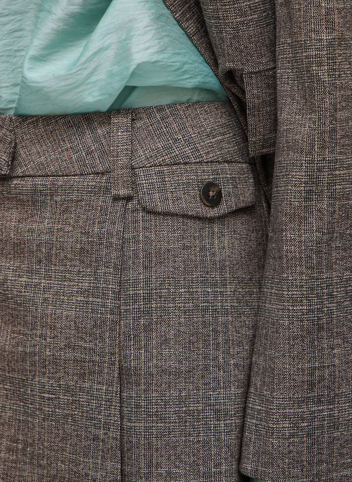 Halflange, wijd uitlopende rok ROUGE EDIT Bruin