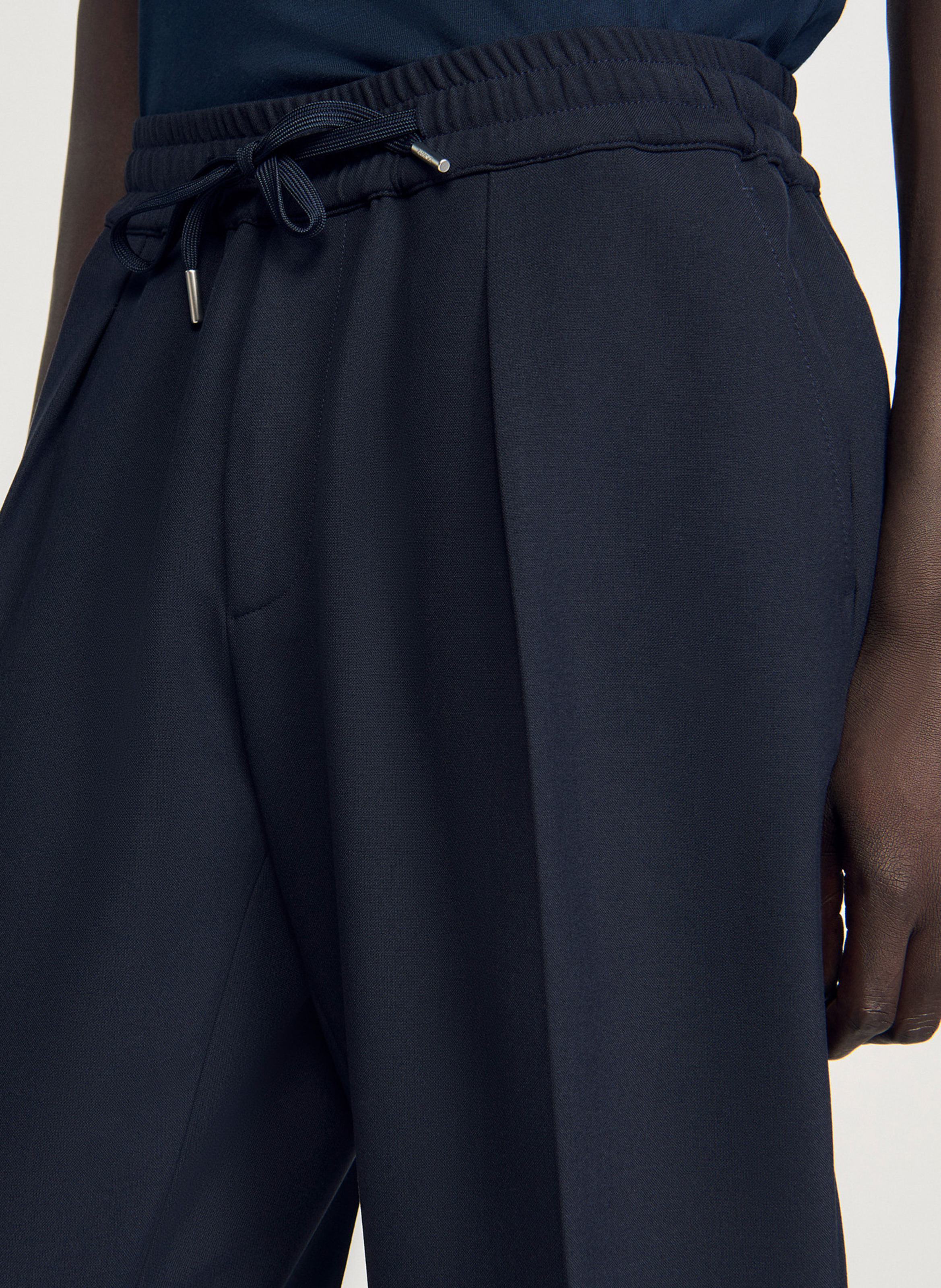 Anorak acolchado brillante con capucha SANDRO Azul