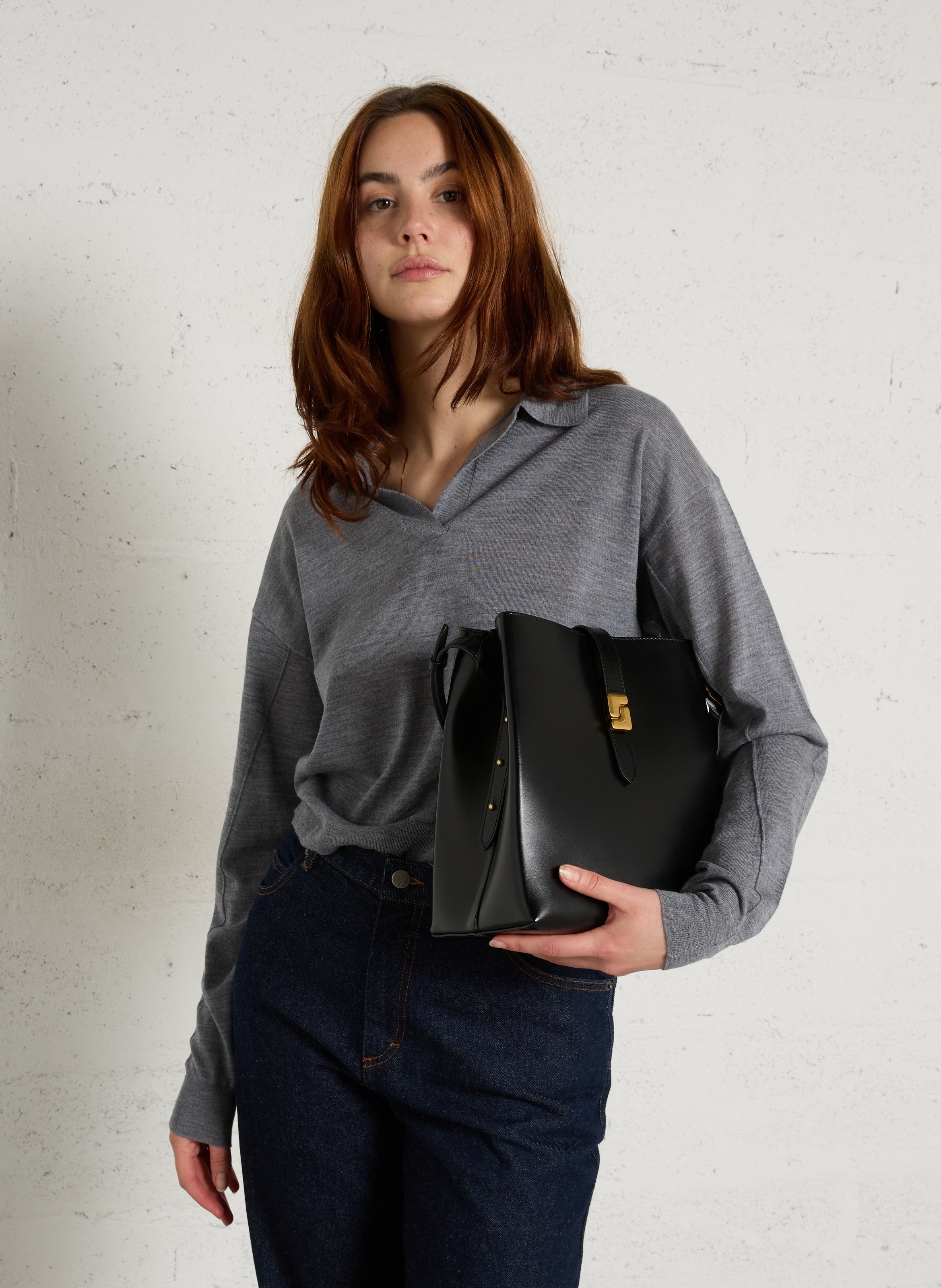 Brieftasche aus Leder SOEUR Schwarz