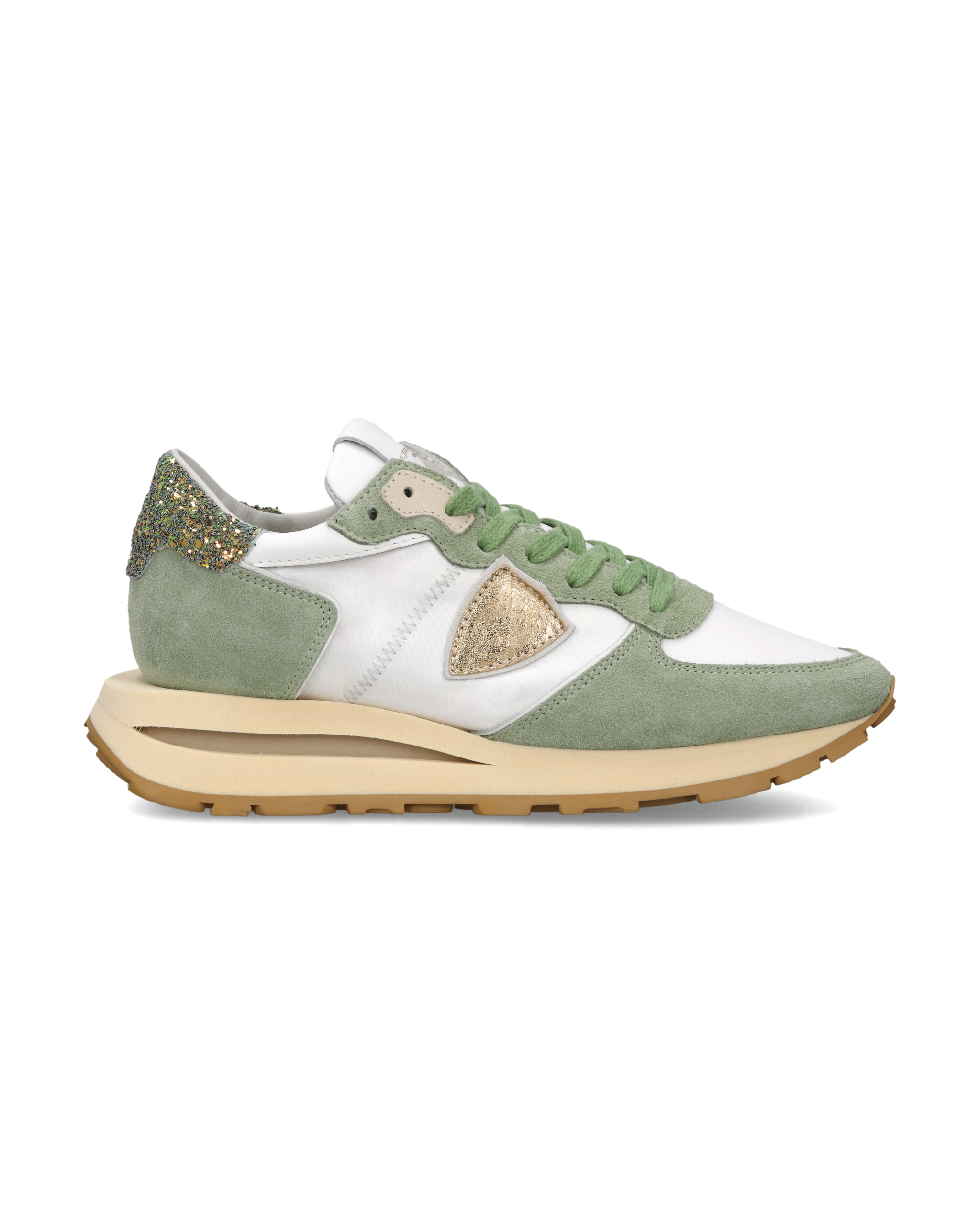 High-top running sneakers PHILIPPE MODEL Green