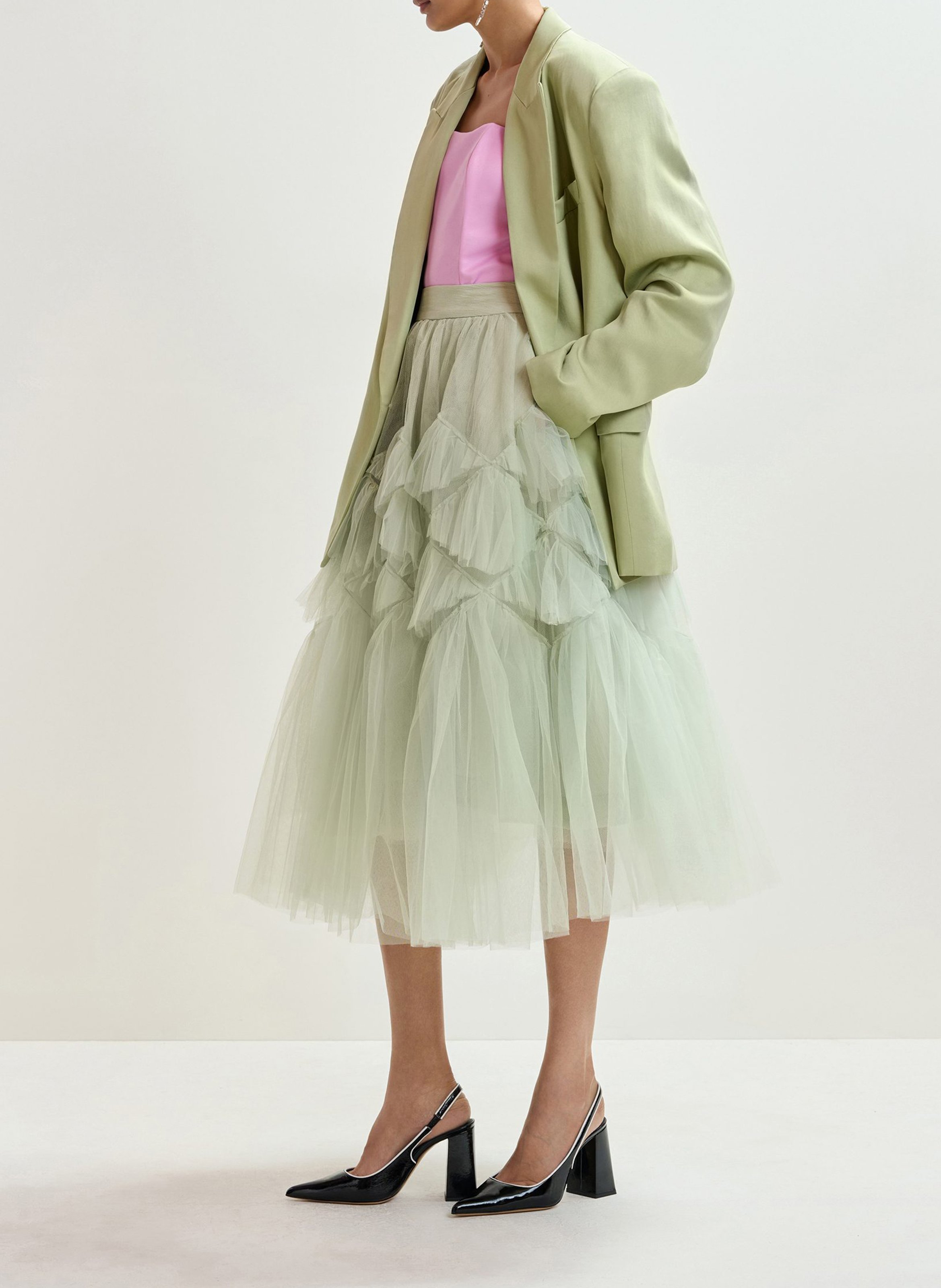 Oversized blazer ESSENTIEL ANTWERP Green