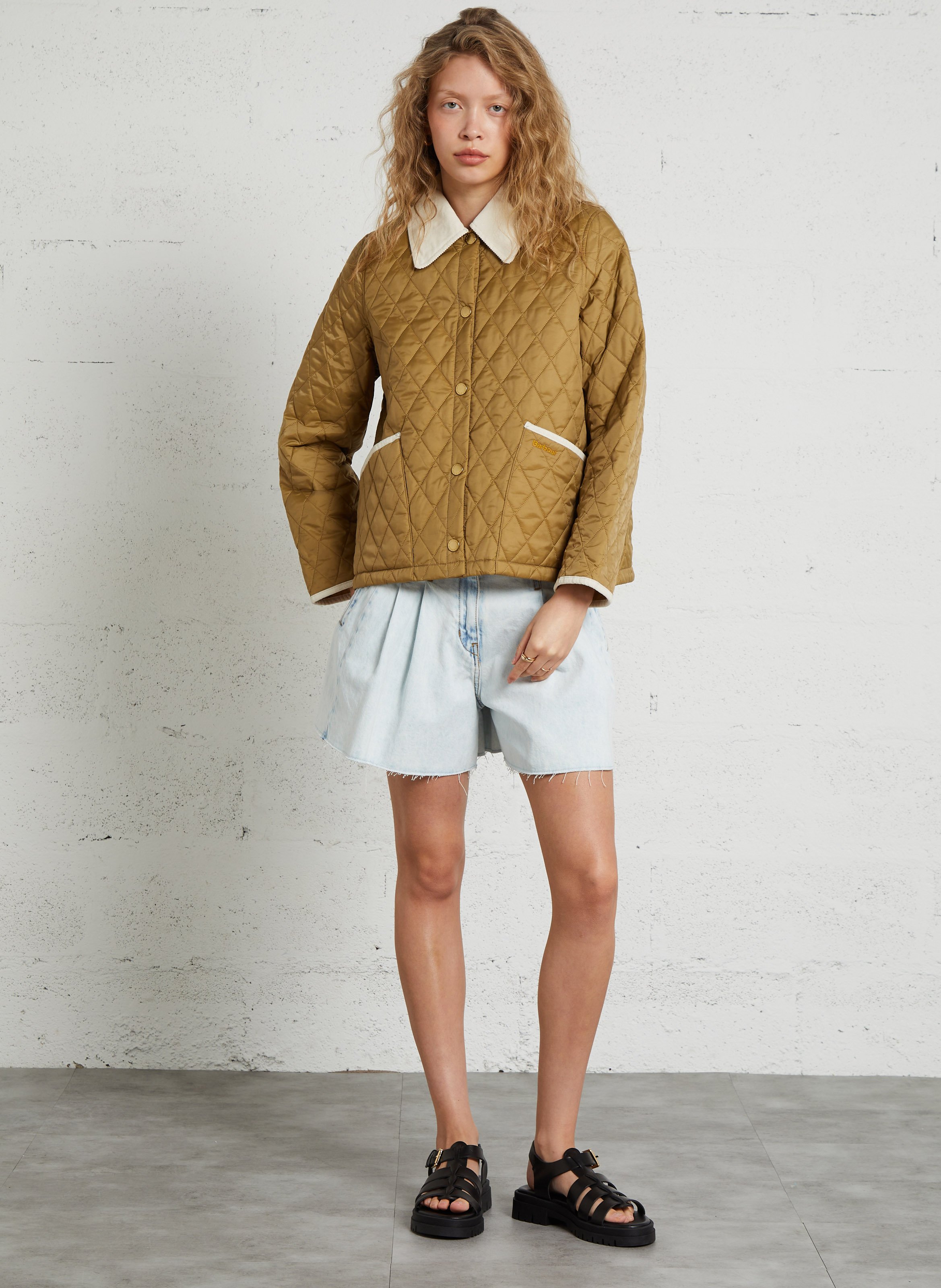 Straight cotton shorts BELLEROSE Faded jeans