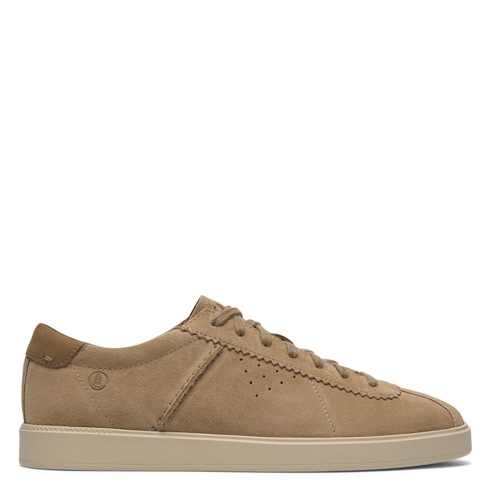 Lage sneakers van veloursleer CLARKS Bruin