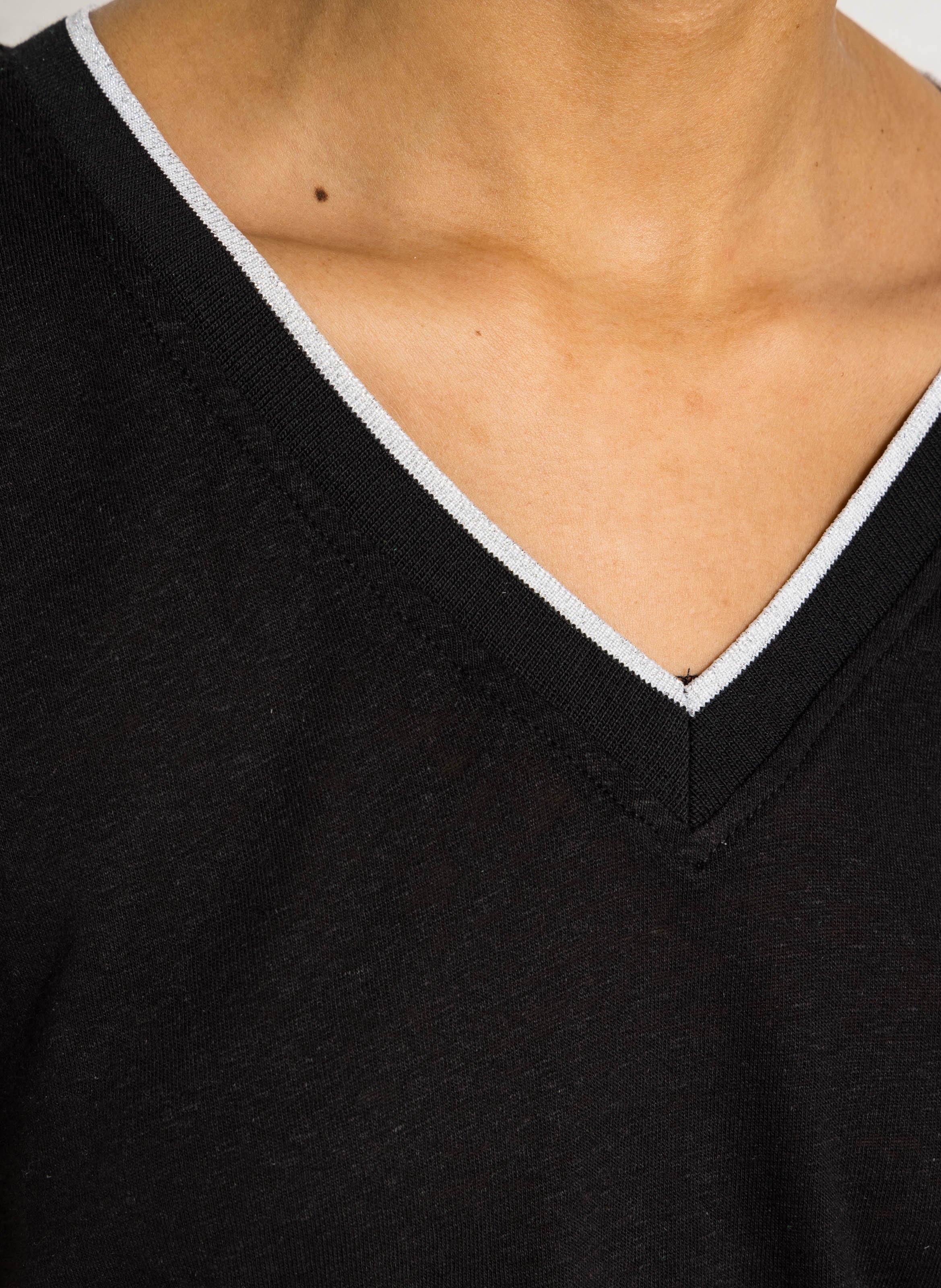 T-shirt LE TEMPS DES CERISES Zwart