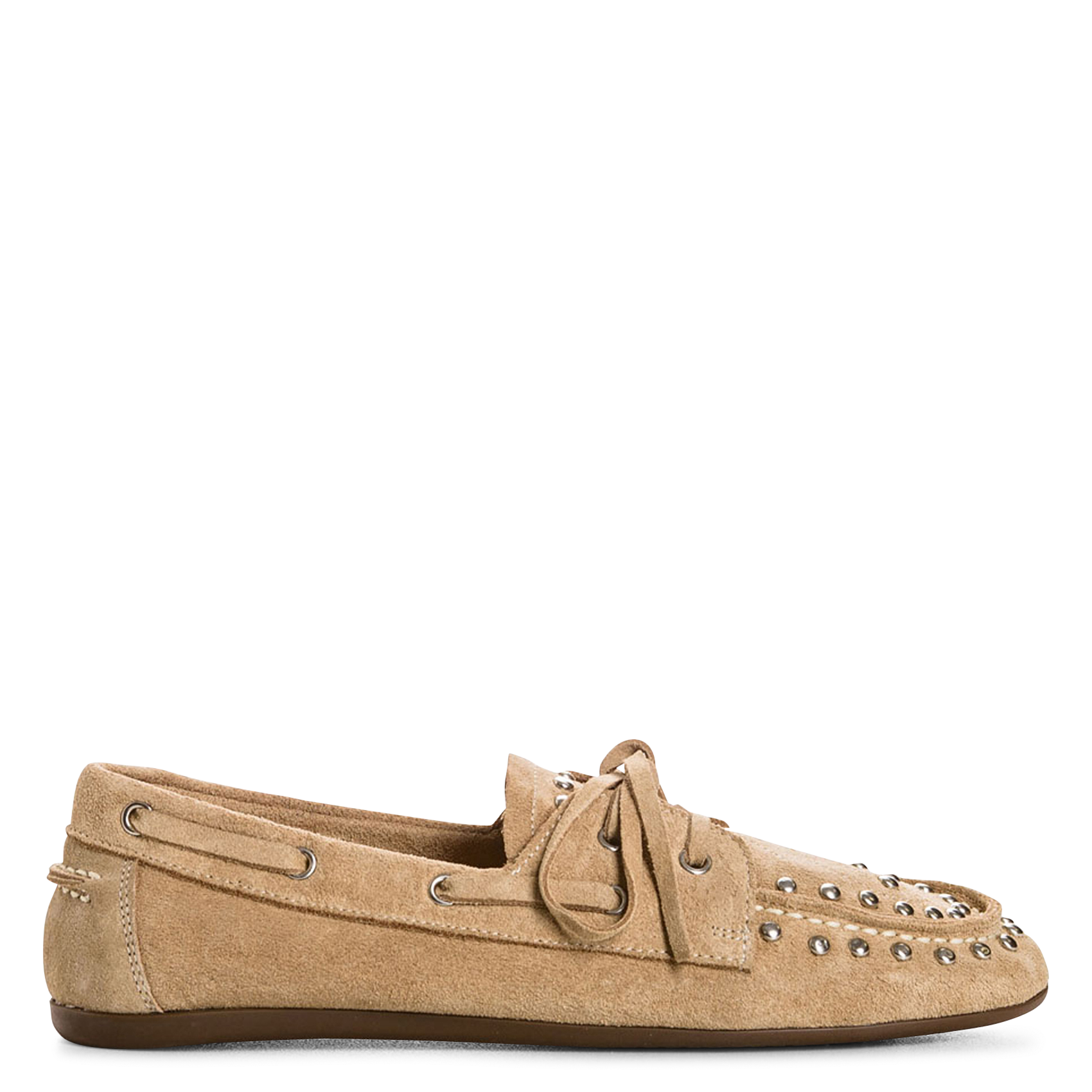 Soft leather deck shoes REQINS