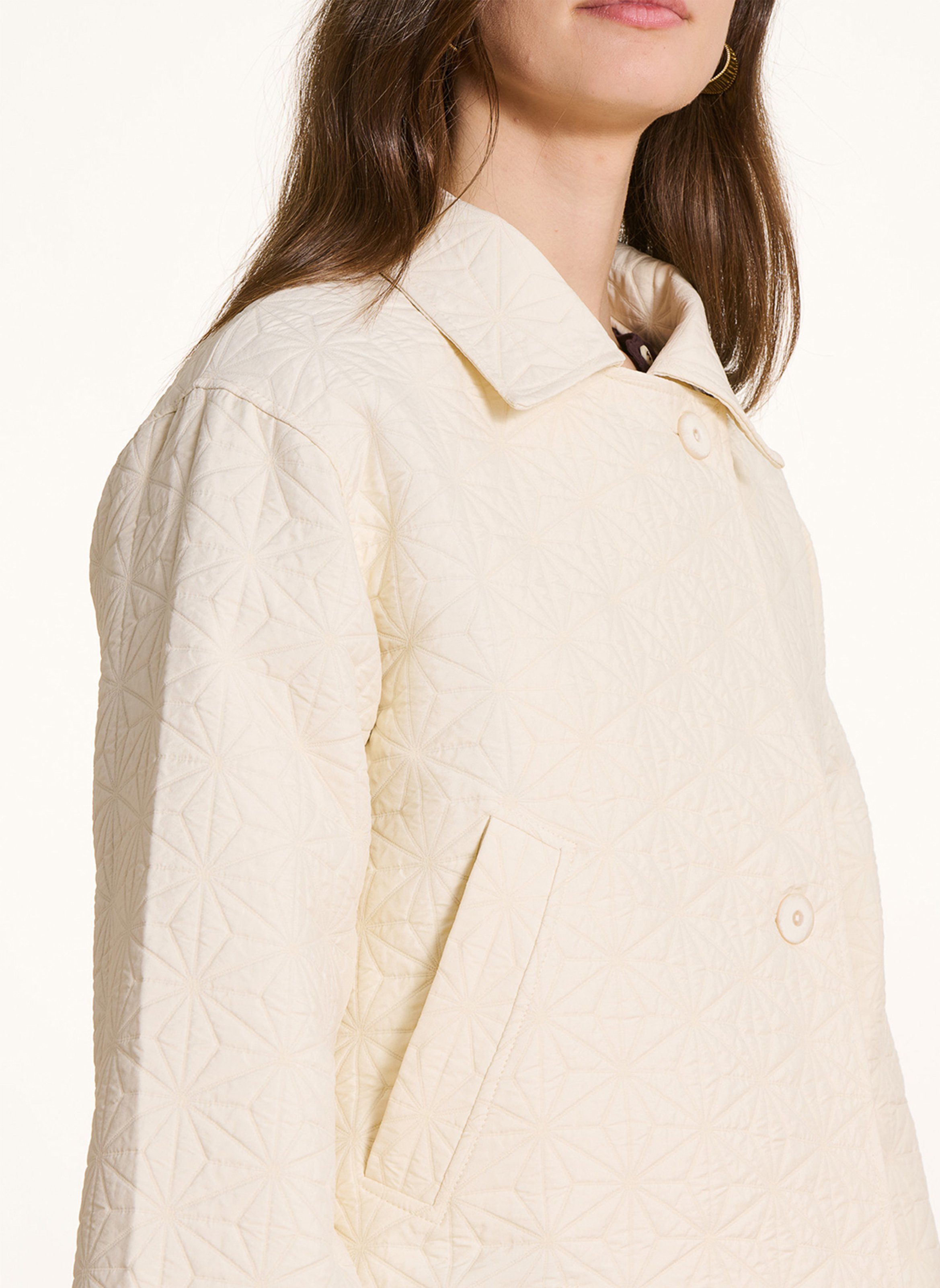 Veste col classique  LA FEE MARABOUTEE Blanc