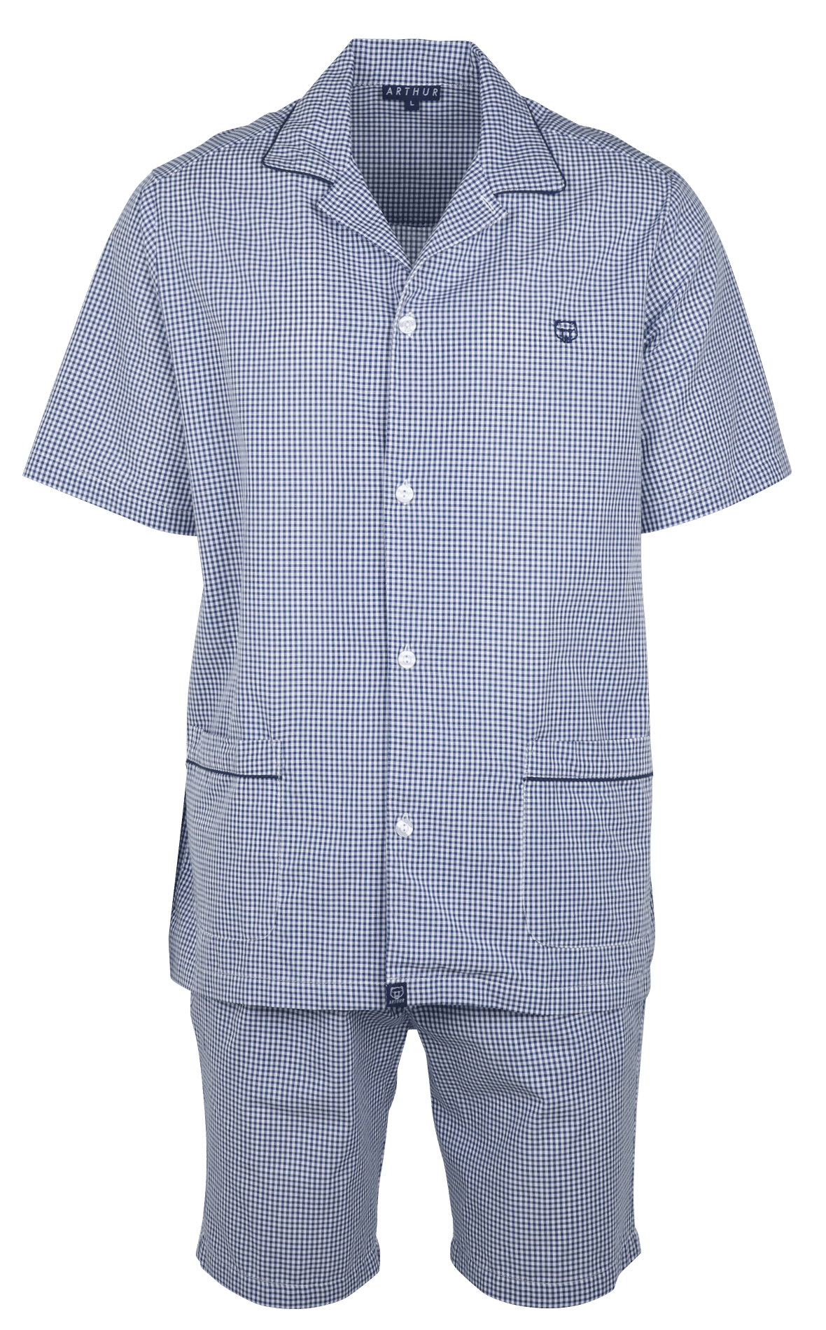 Cotton pajama top ARTHUR Blue