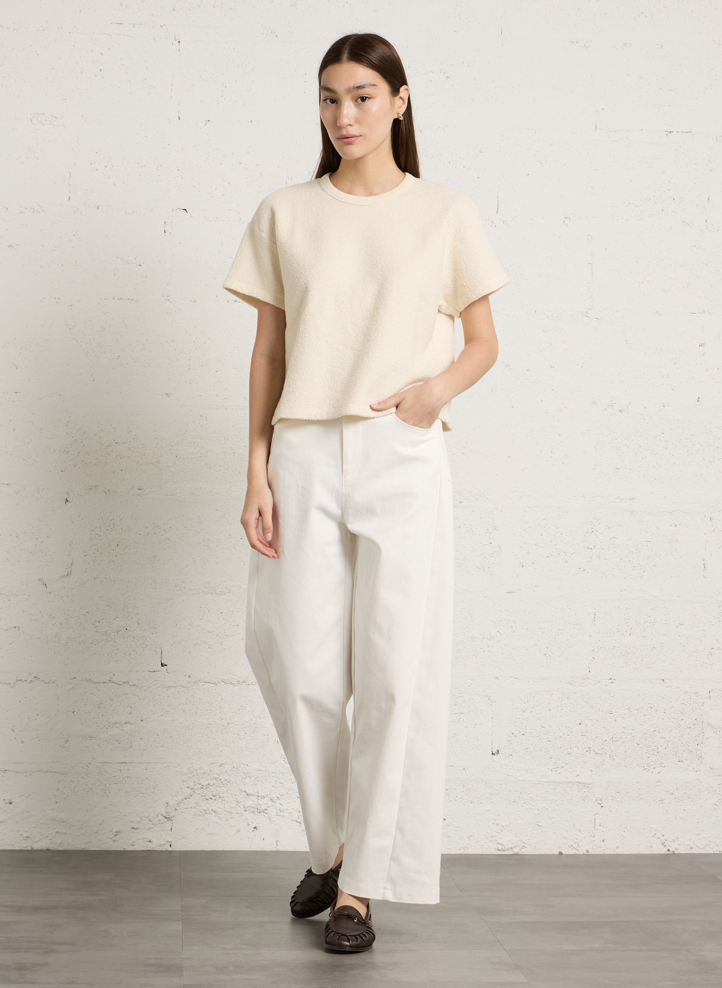 Plain soft leather loafers SOCQUE PARIS Brown