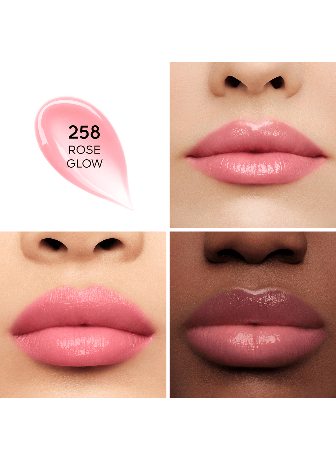 KissKiss Bee Glow Baume teinté infusé en miel 98% d'origine naturelle GUERLAIN 258 rose glow