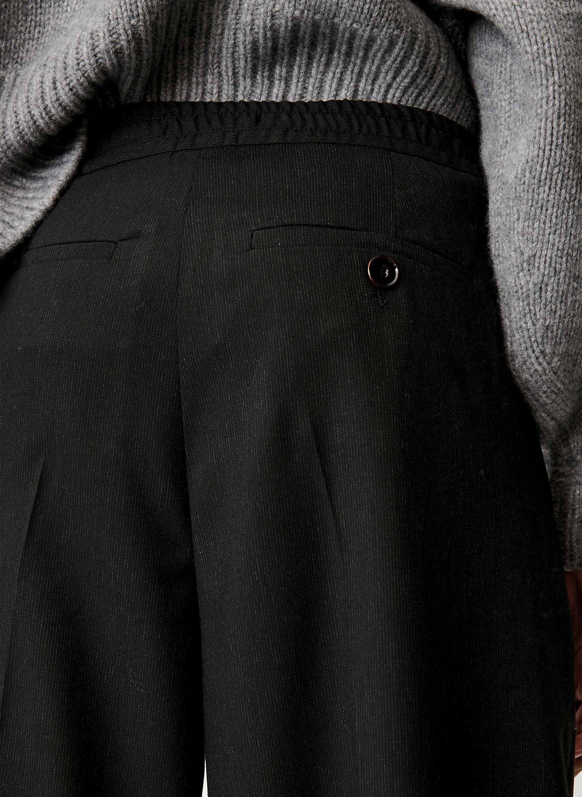 Pantalon large à taille haute SESSUN Gris