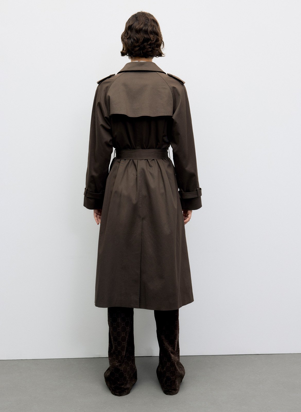 Cotton trench coat GERARD DAREL Brown