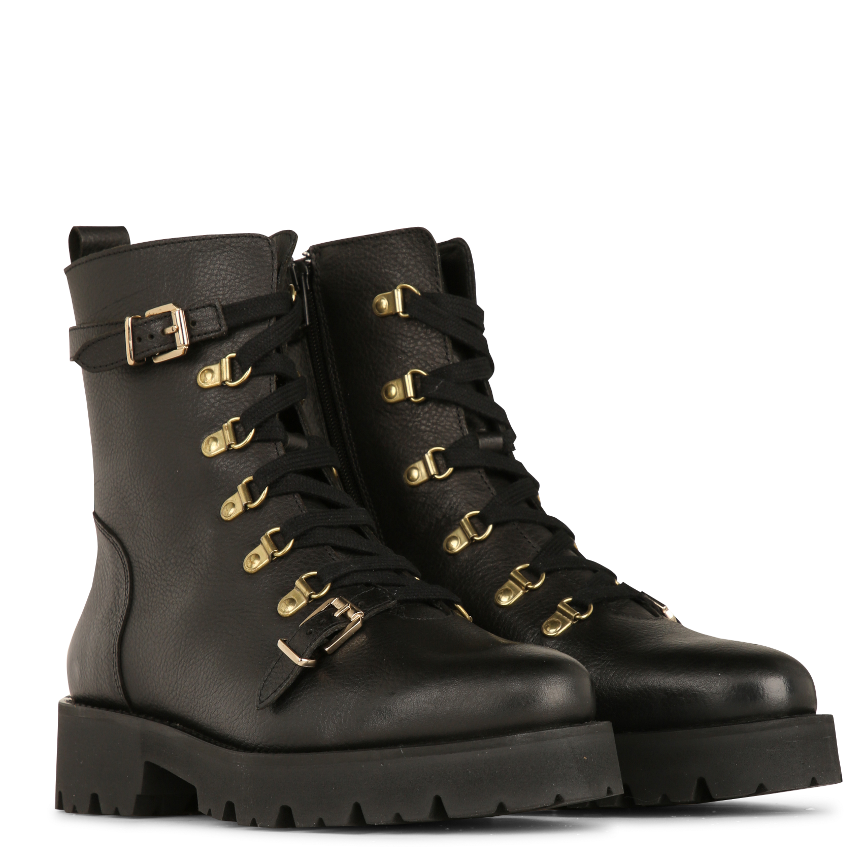 Bottines en cuir LA FEE MARABOUTEE Noir