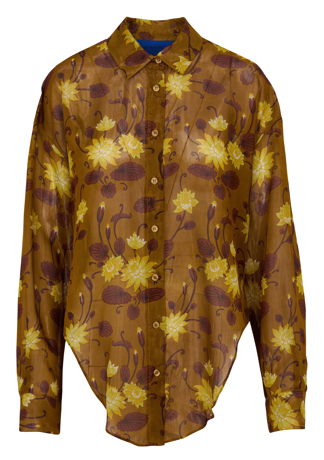 Chemise ample motif fleur  MES DEMOISELLES Orange