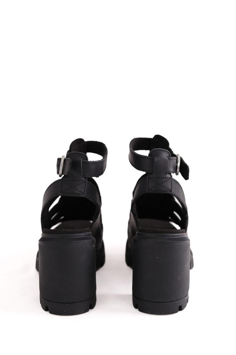 Faux leather sandals TIMBERLAND - Seconde Main Black