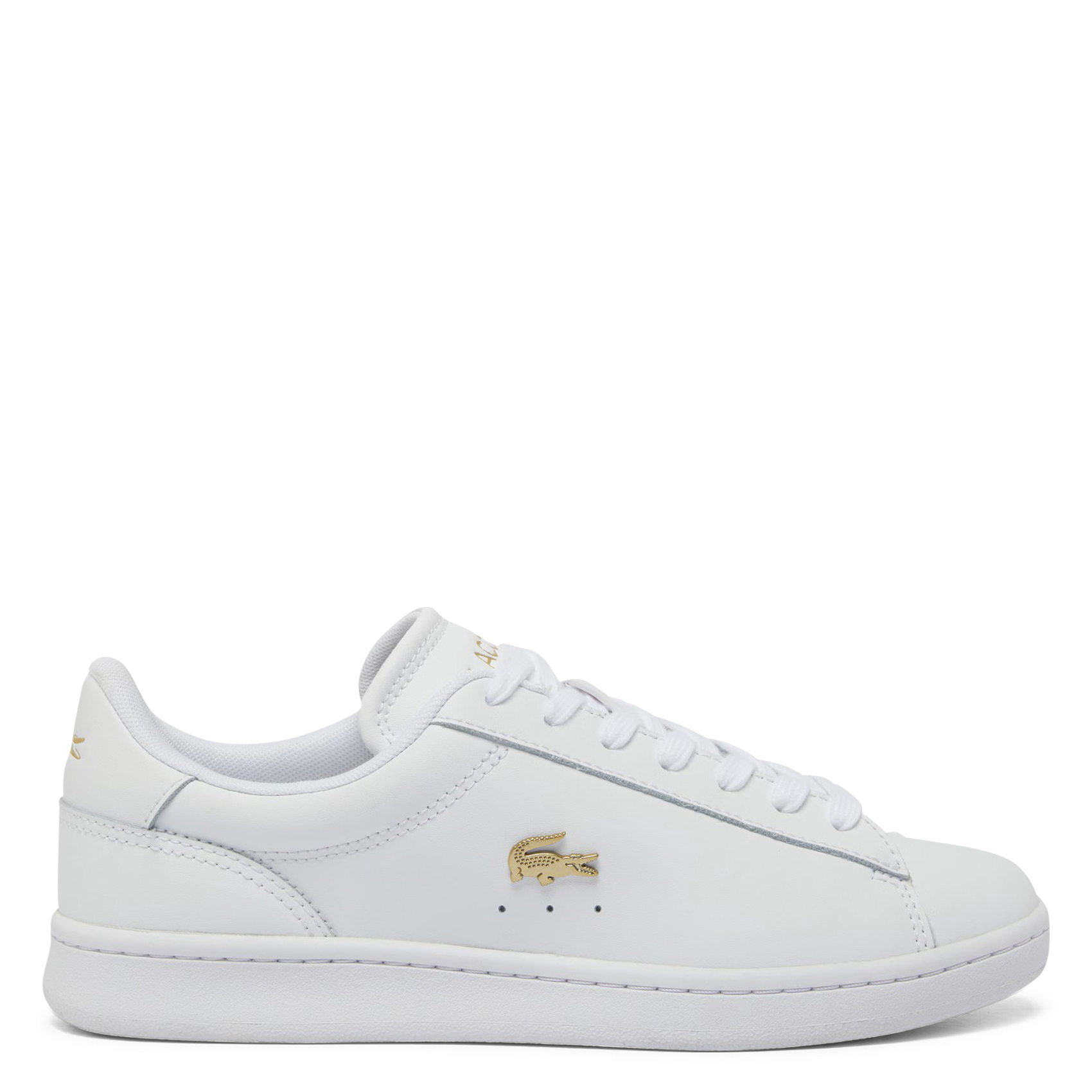 Baskets basses en cuir  LACOSTE Blanc