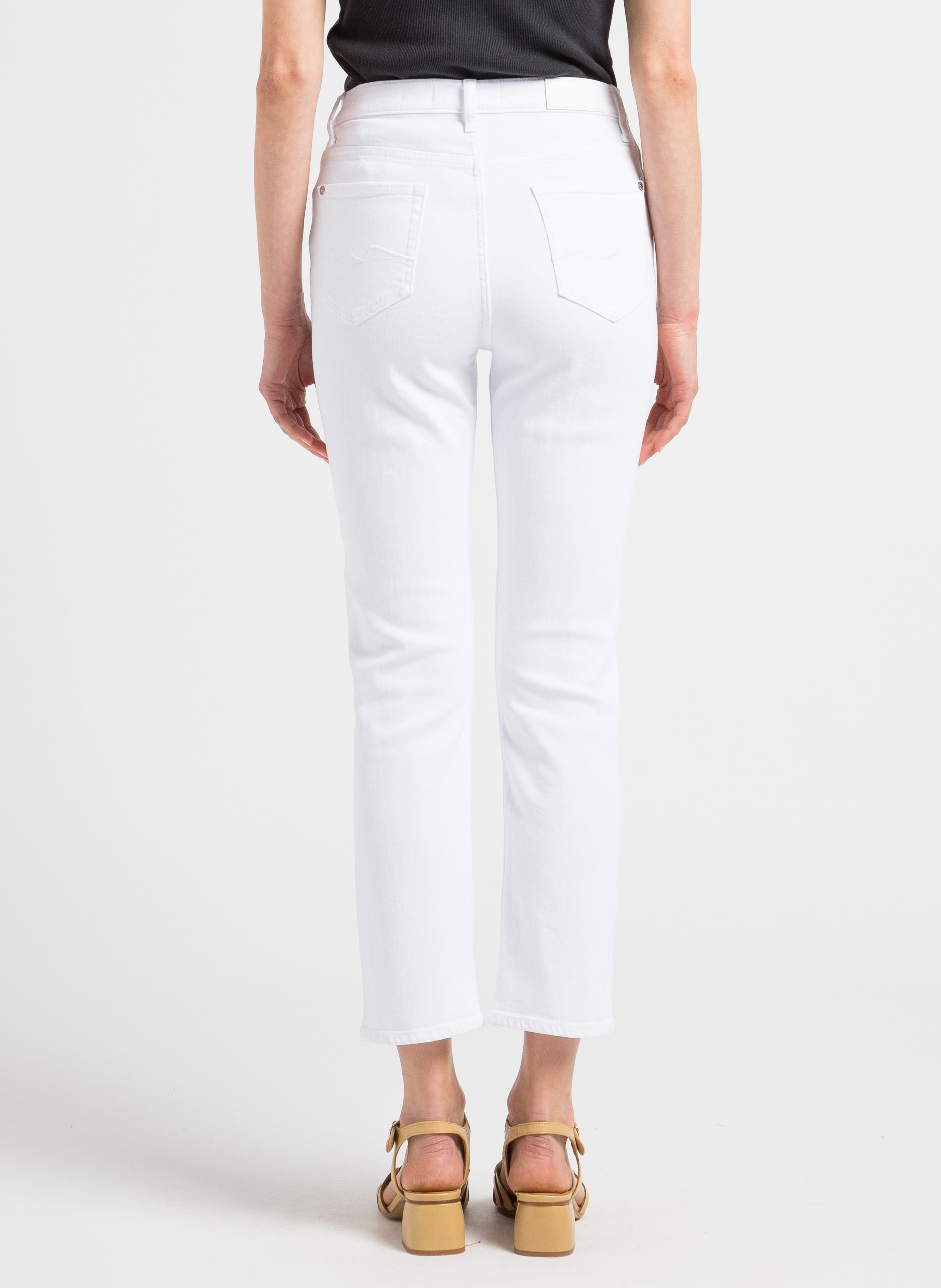 Slim-fit jeans | katoenblend 7 FOR ALL MANKIND Wit