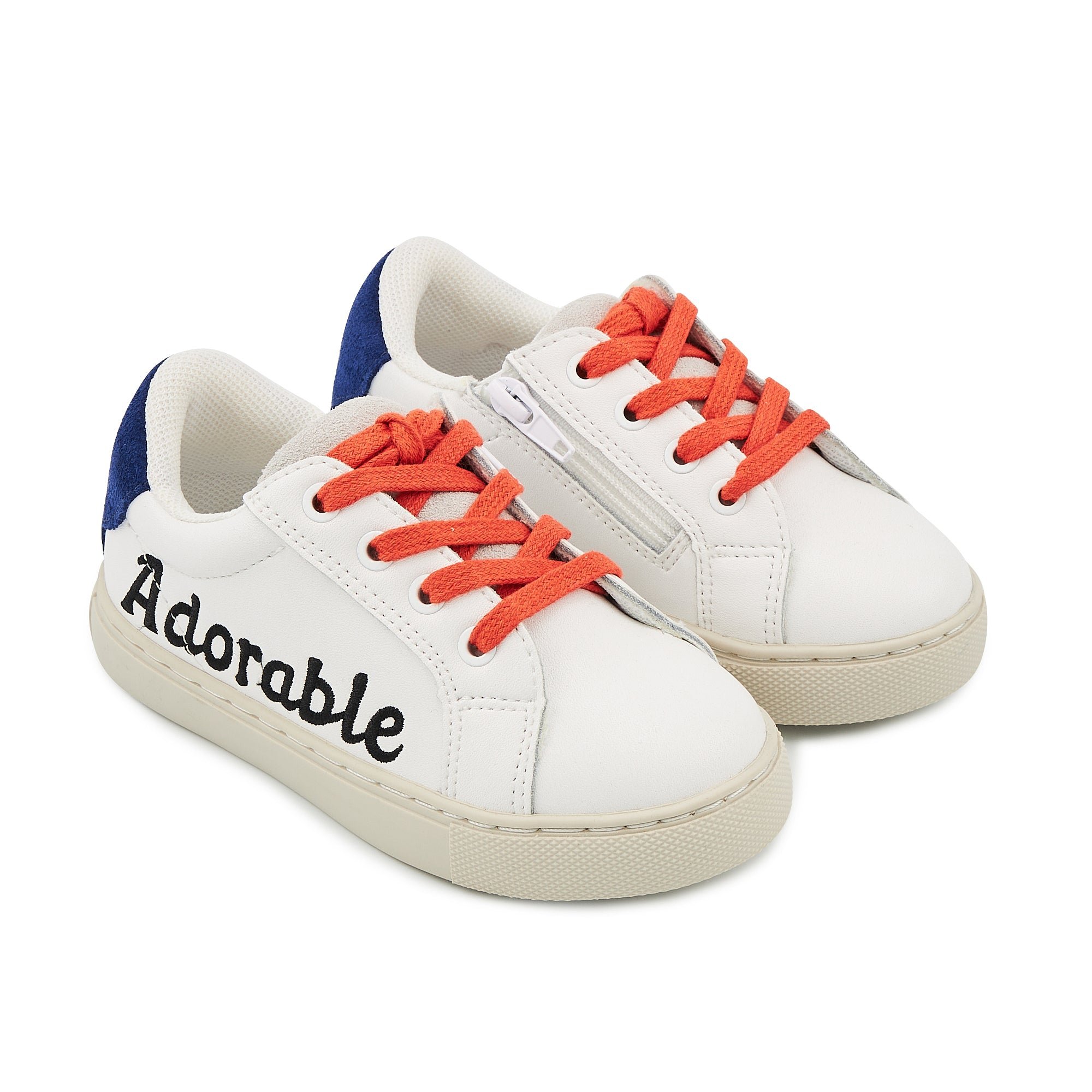 Leather sneakers BONS BAISERS PARIS White