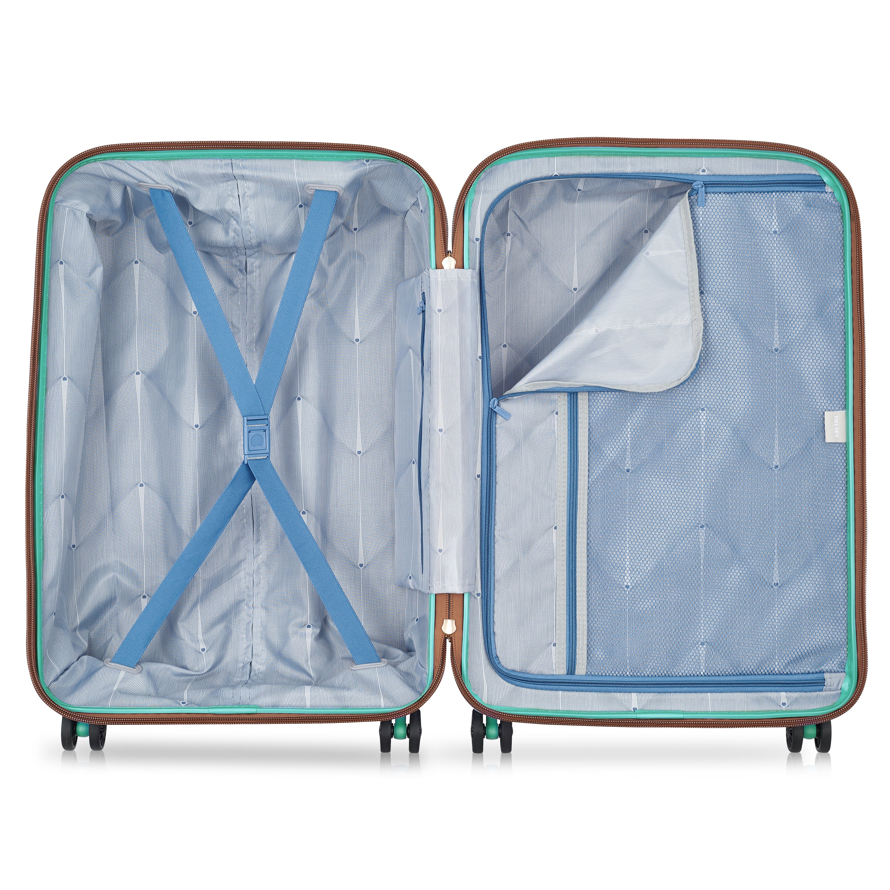 Rigid hold suitcase DELSEY PARIS Green