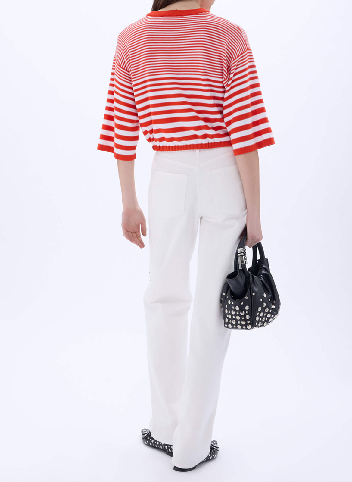 Straight striped cotton sweater SONIA RYKIEL Multicolored