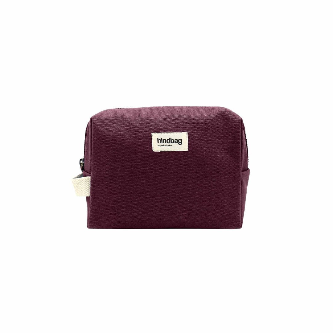 Cotton toiletry bag HINDBAG Purple