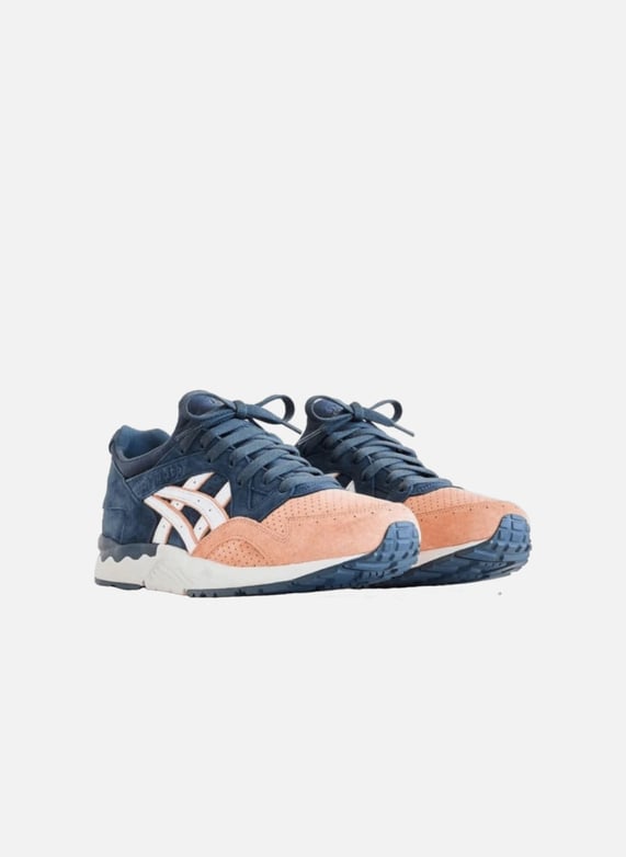 Gel Lyte Sweat Asics Fille Baskets Gel-lyte V Kith Salmon Toe Bleu