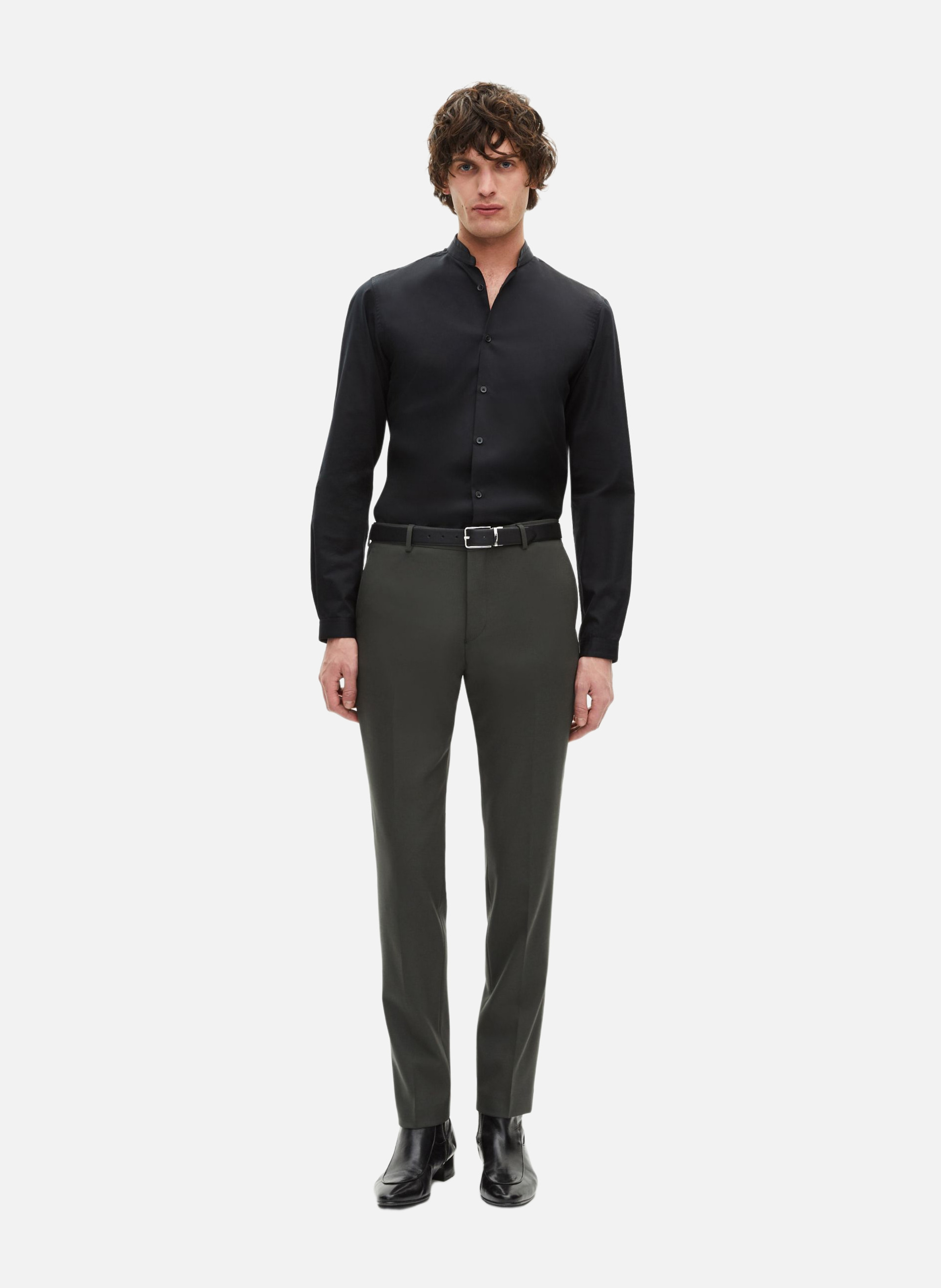 Shirt in smart twill THE KOOPLES Black