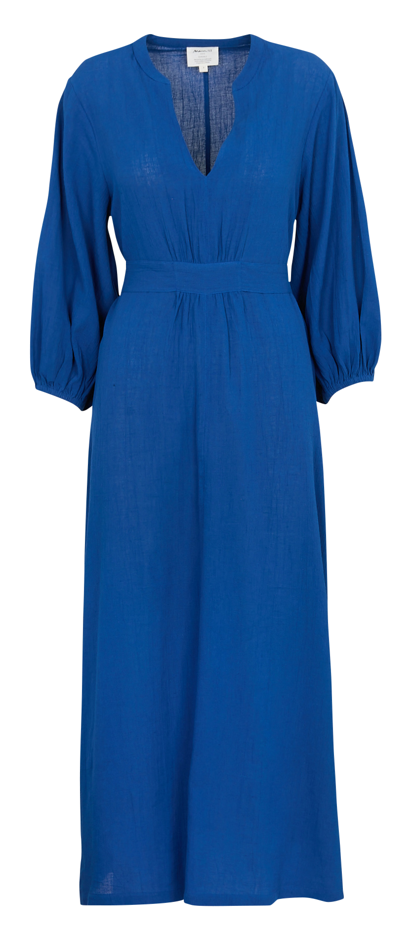 Long cotton-blend dress MAISON 123 Blue