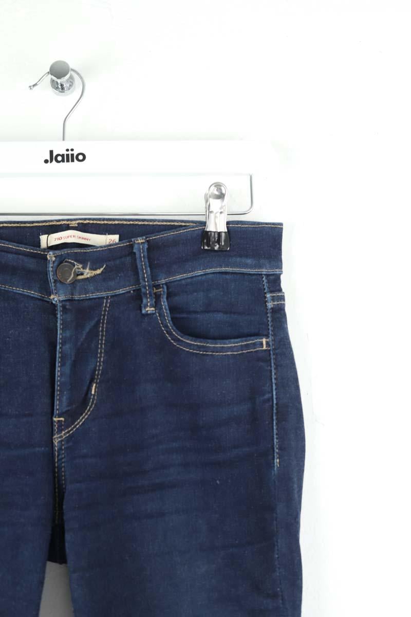 Skinny jeans 710 in cotton LEVI'S - Seconde main Blue