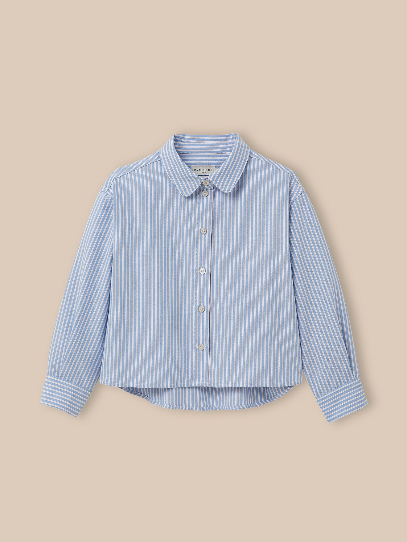 Striped shirt CYRILLUS Blue