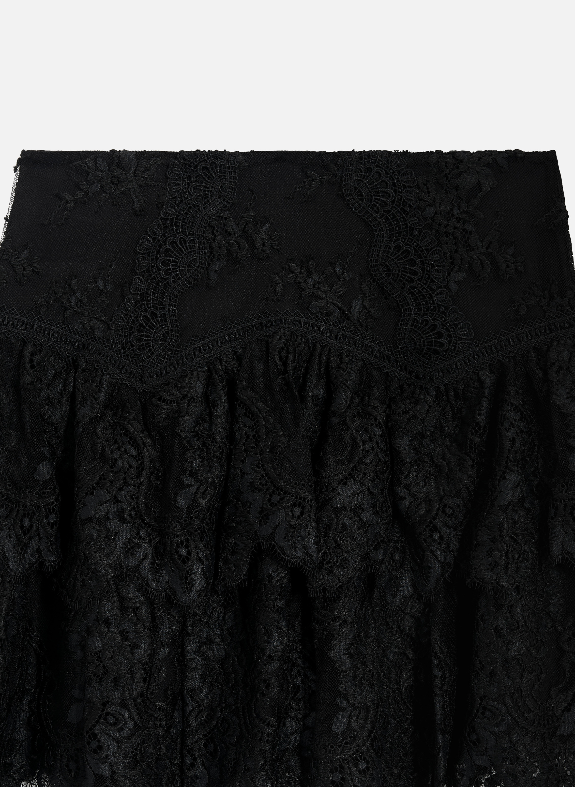 Lace skirt THE KOOPLES Black