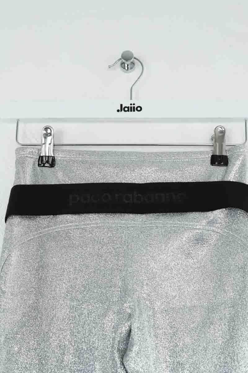 Silver mini shorts PACO RABANNE - Seconde Main Silver