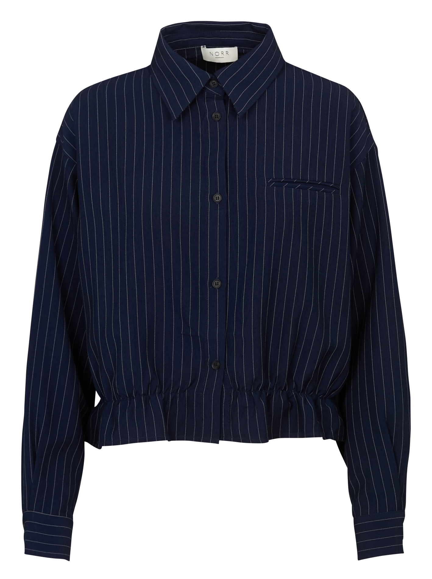 Short-sleeved striped shirt NORR Blue