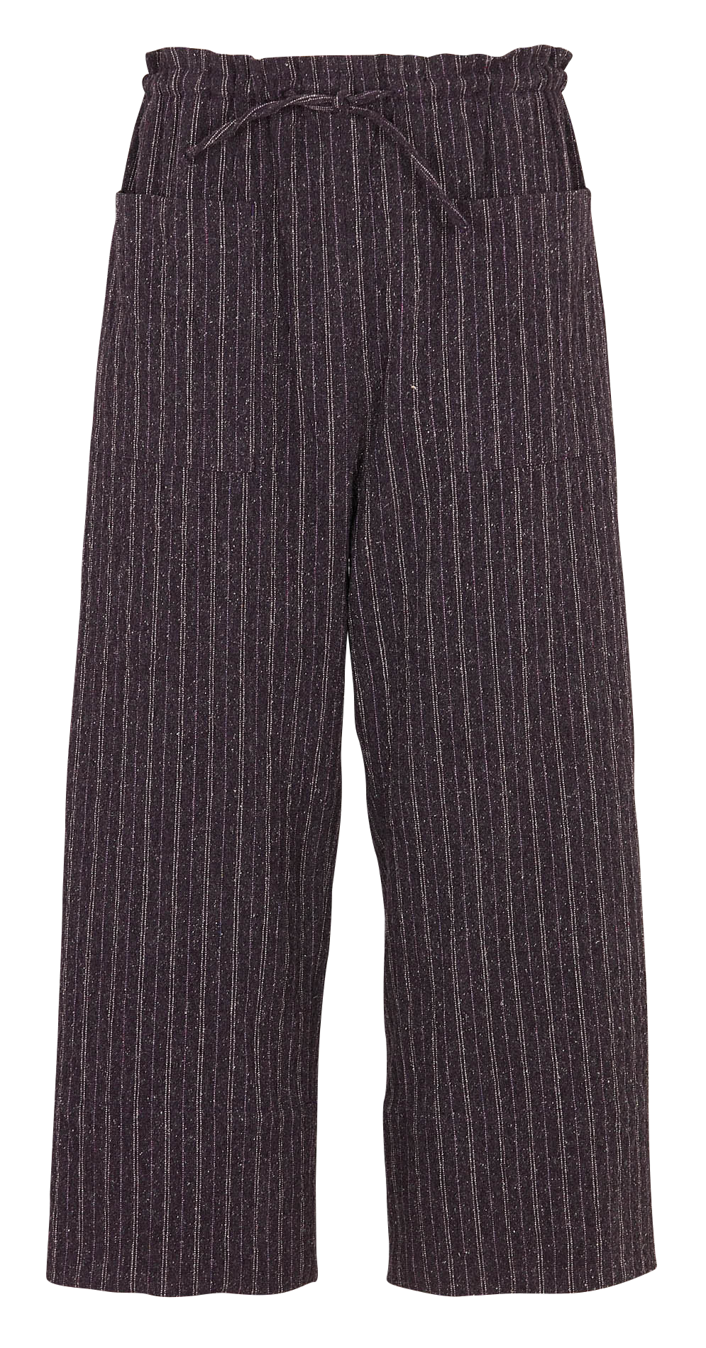 Pantalon large en laine mélangée HOD PARIS Violet