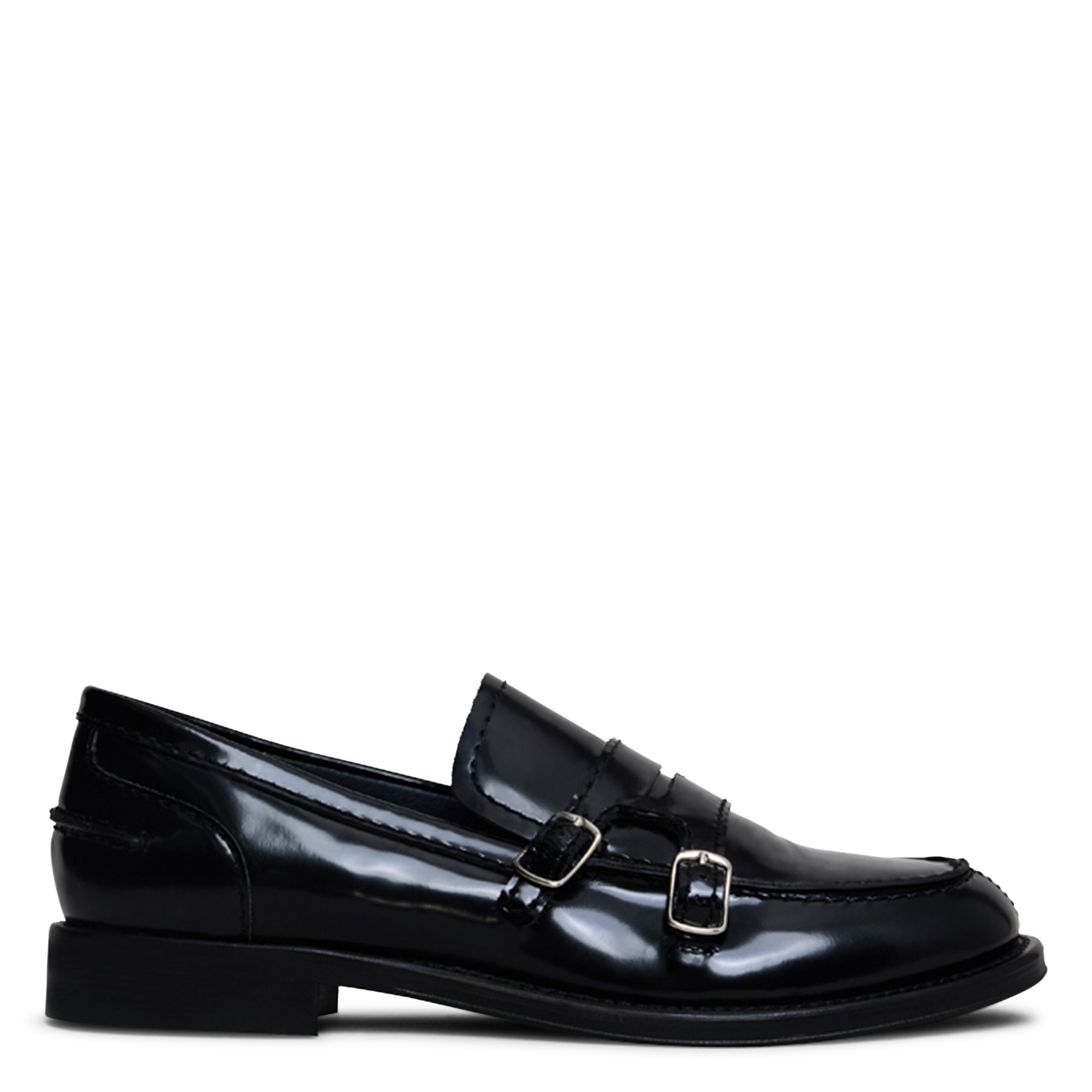 Mocassins en cuir verni JONAK Noir