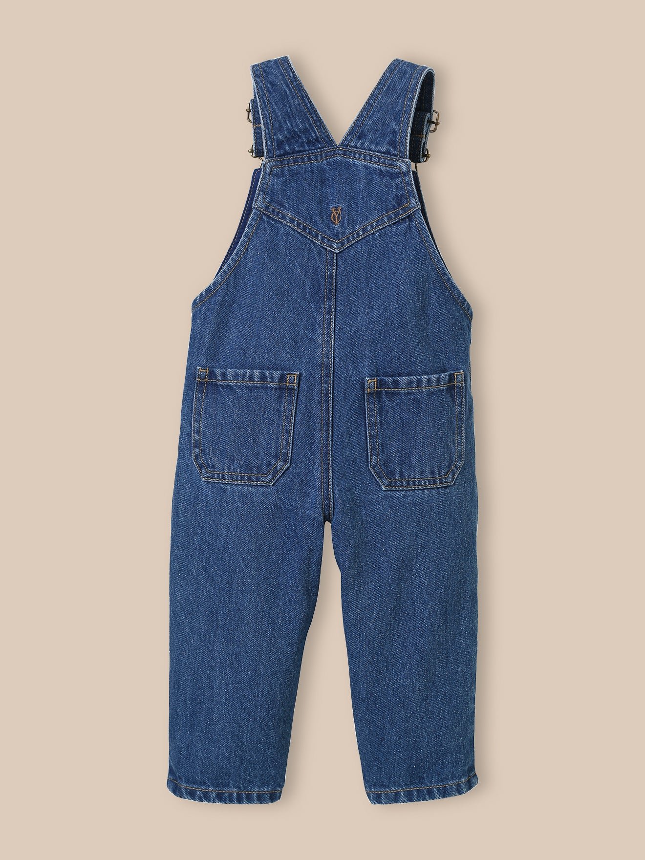 Denim dungarees CYRILLUS Blue