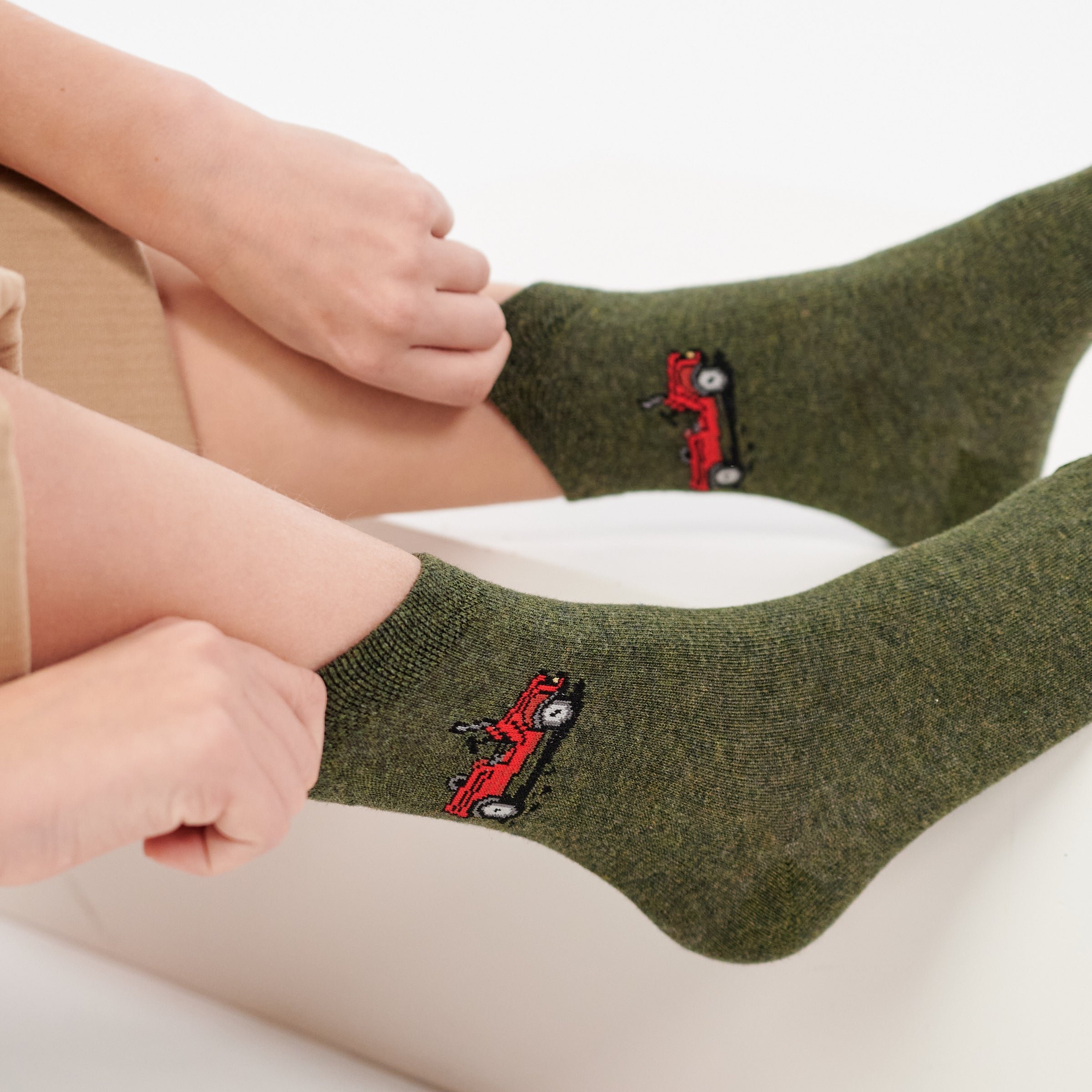 Patterned socks BILLYBELT Green