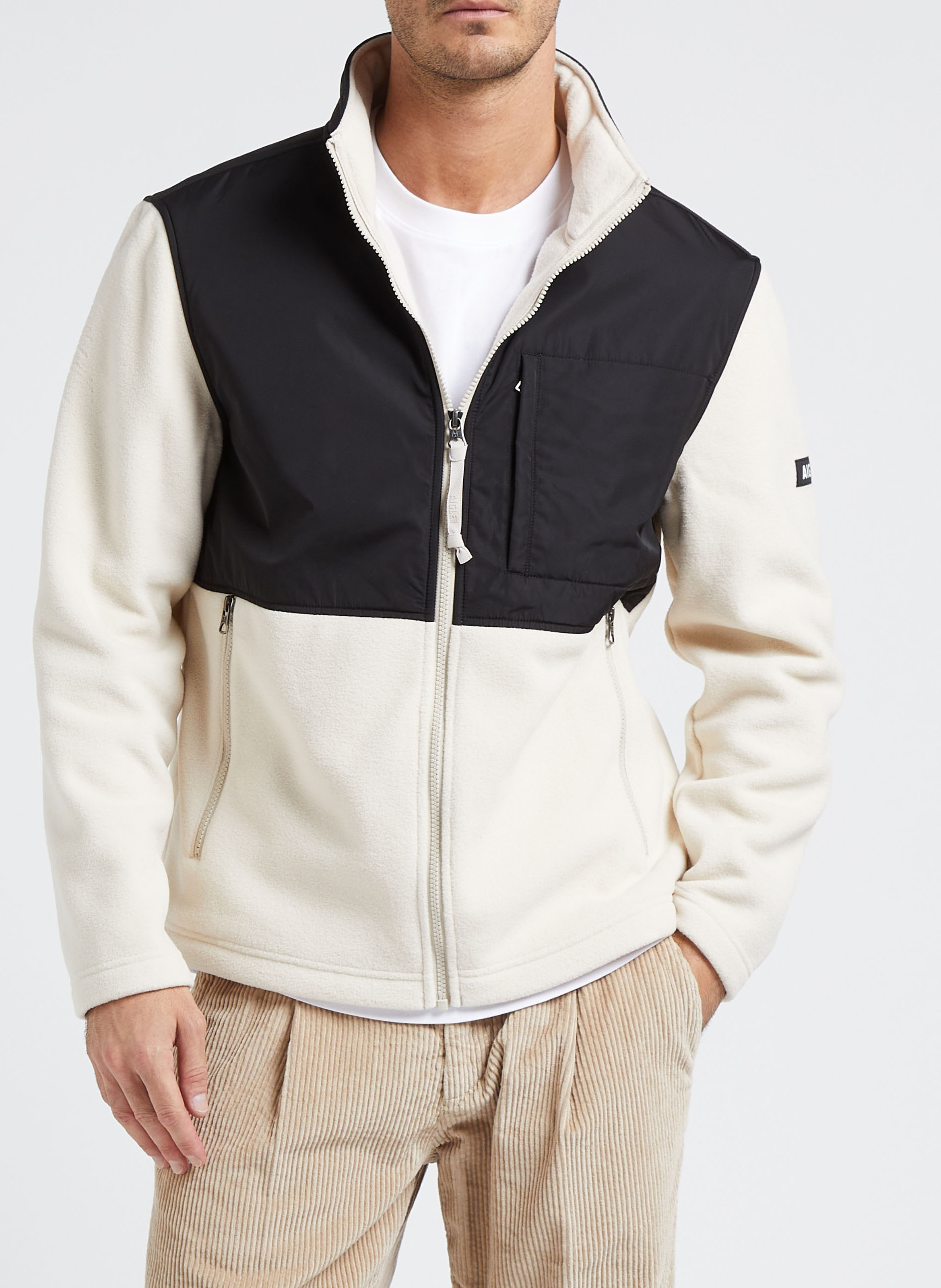 Polaire col montant  AIGLE Jaune