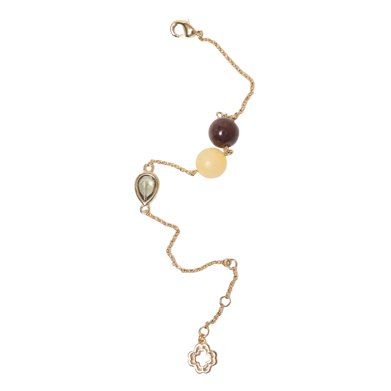 Atlantide brass bracelet MAJE Golden