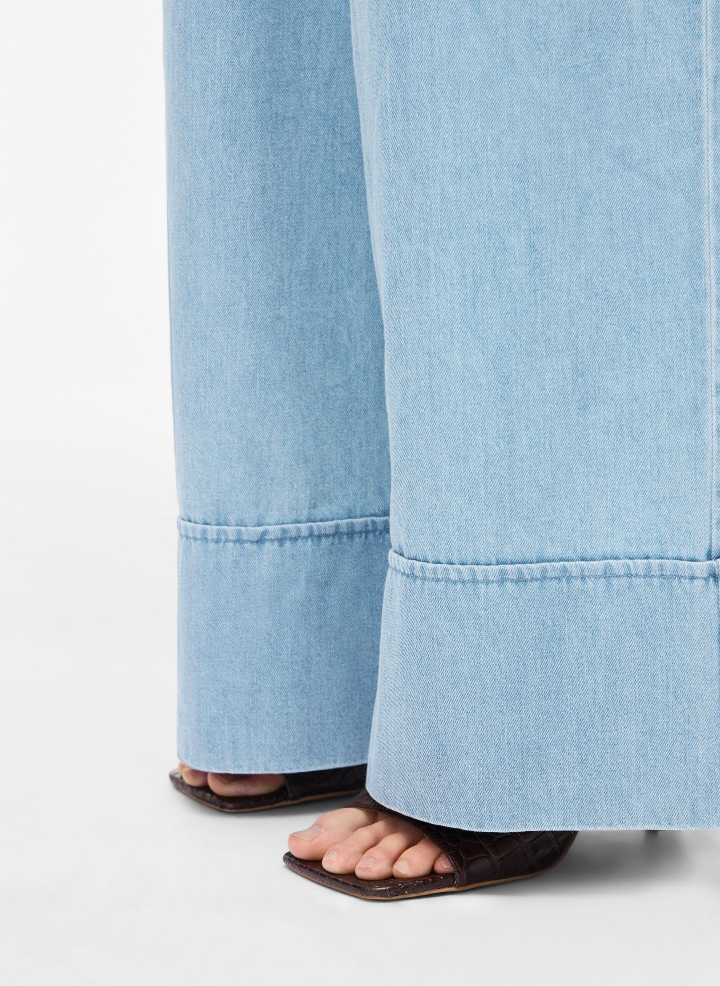 Weite Denim-Hose ROUGE EDIT Blau