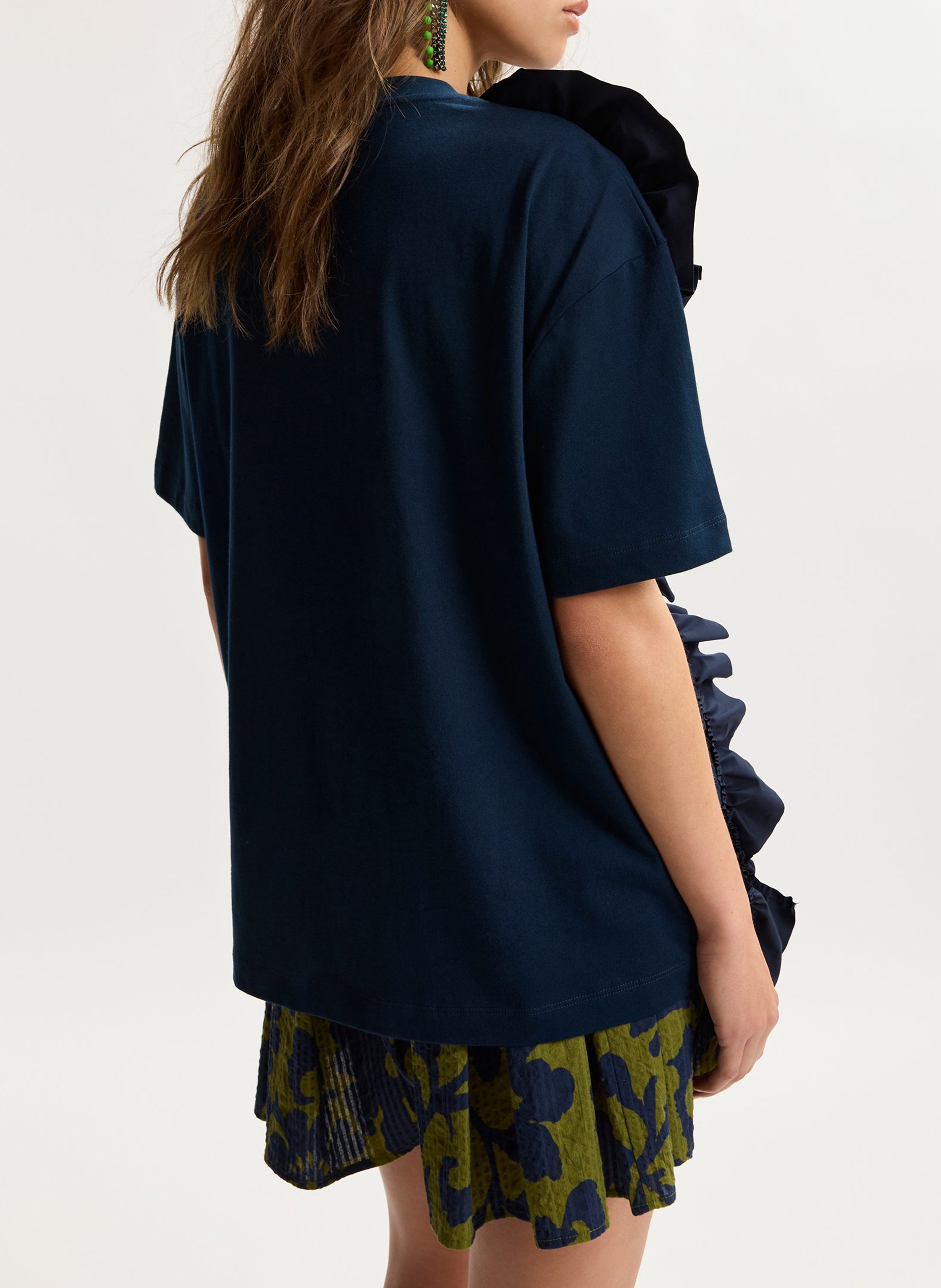 Top de mangas cortas con volantes ESSENTIEL ANTWERP Azul