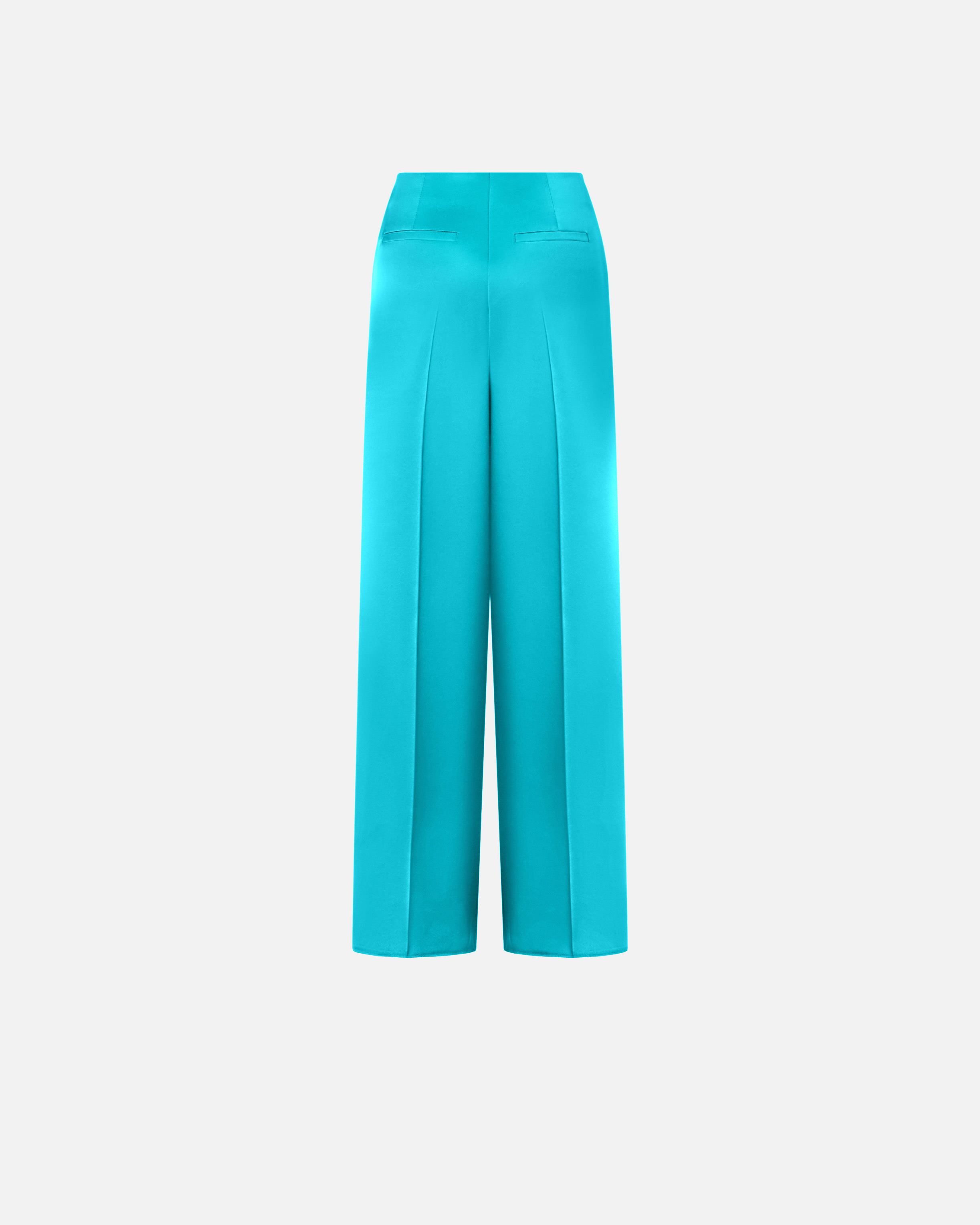 Pantalon en satin PINKO Vert