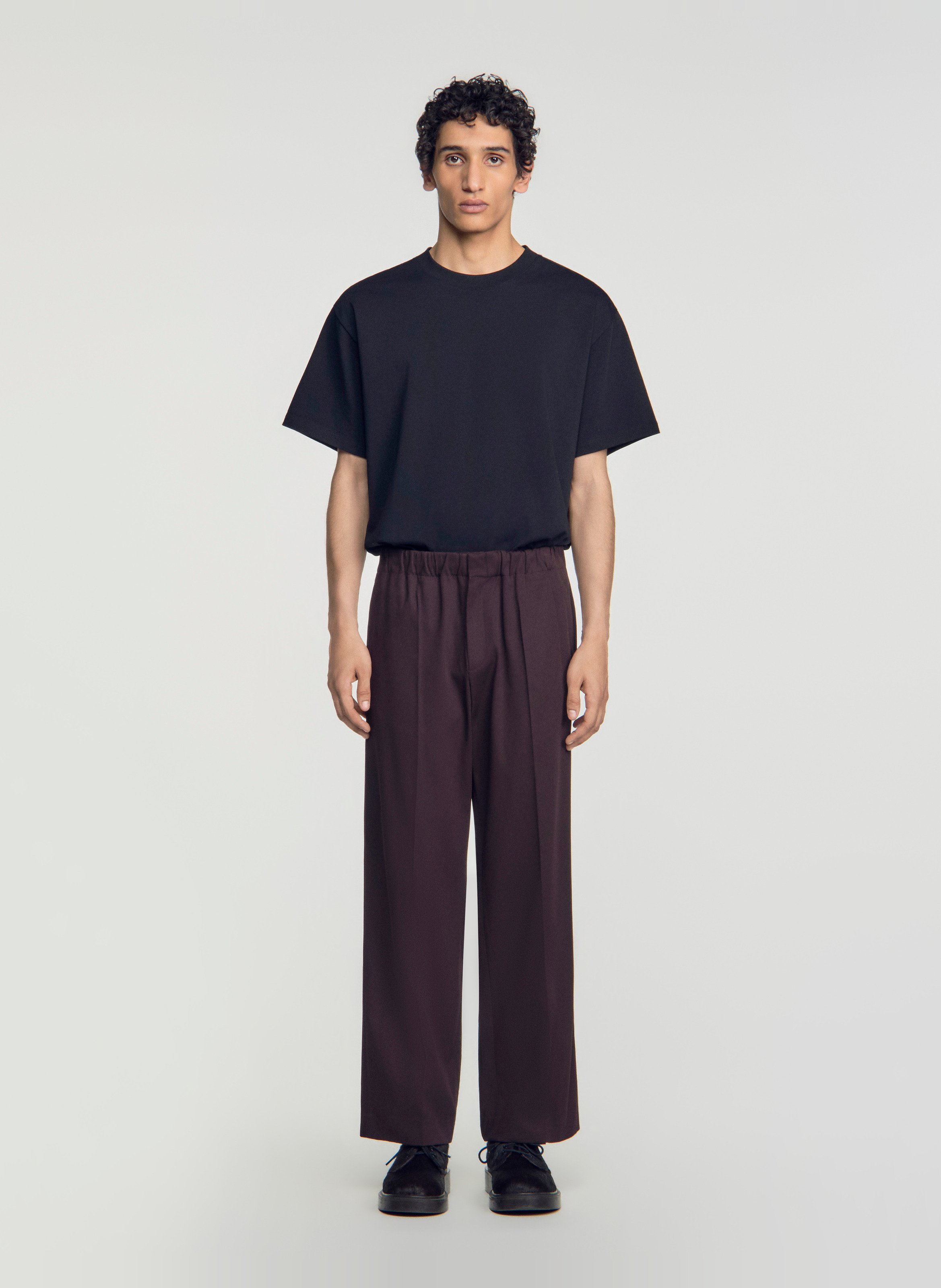 Wijde jeans SANDRO Bruin
