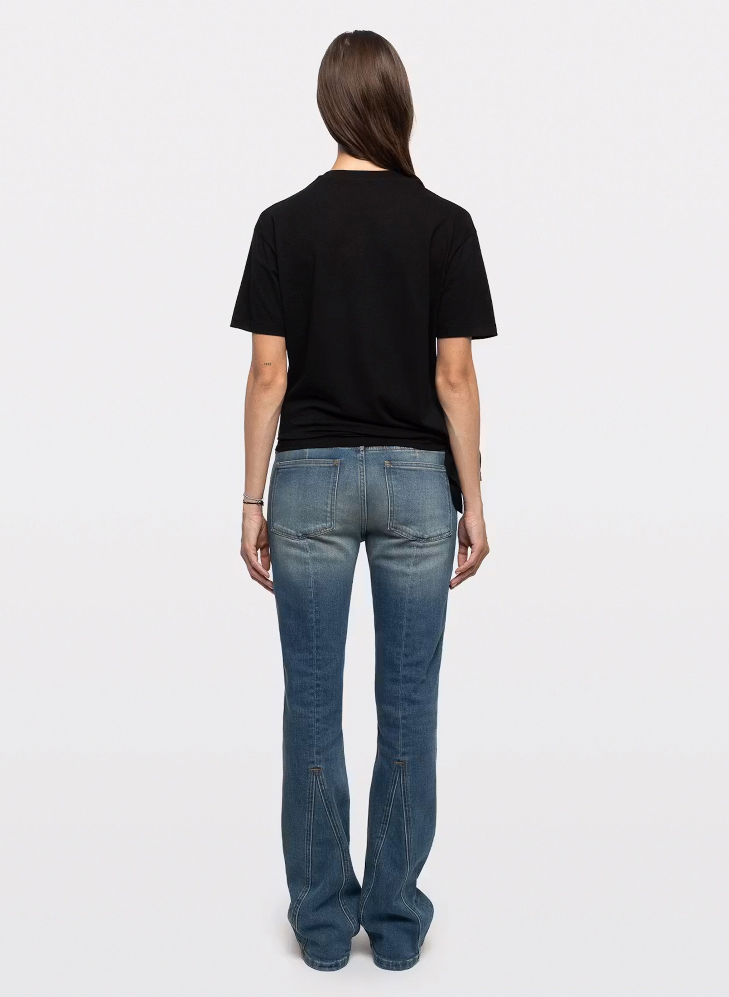 Rundhals-T-Shirt aus Baumwolle ZADIG&VOLTAIRE Schwarz