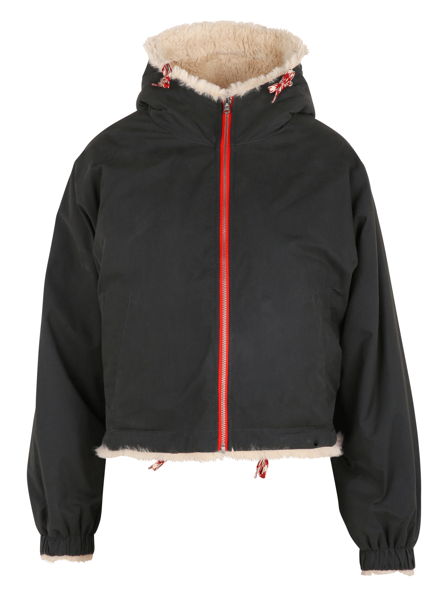 Reversible jacket with high neck BELLEROSE Black