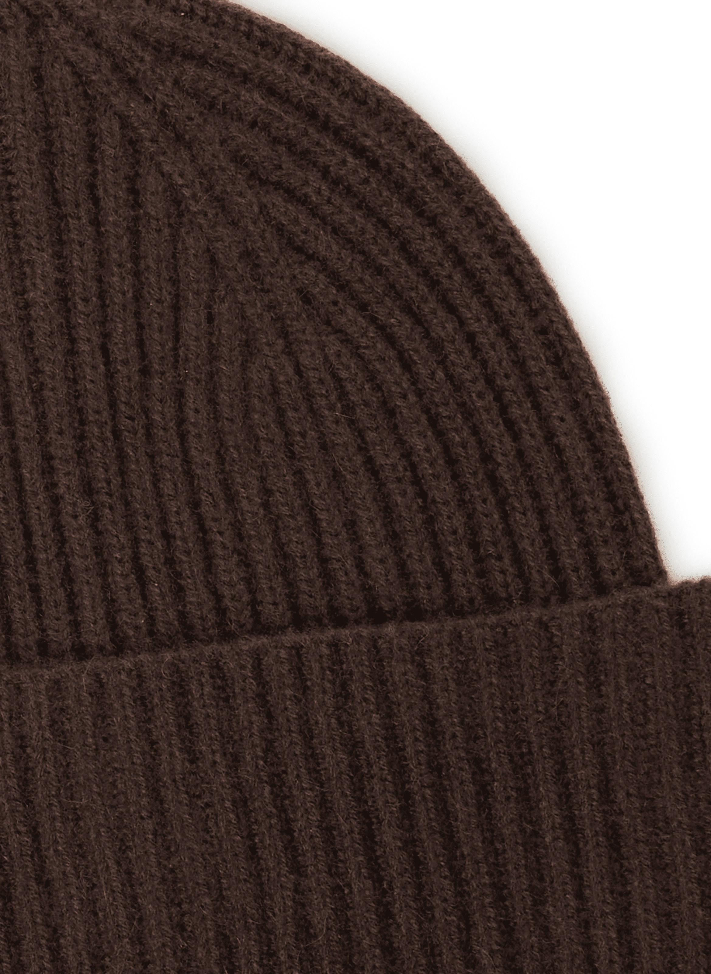 Ribbed-knit cashmere hat SAISON 1865 Brown