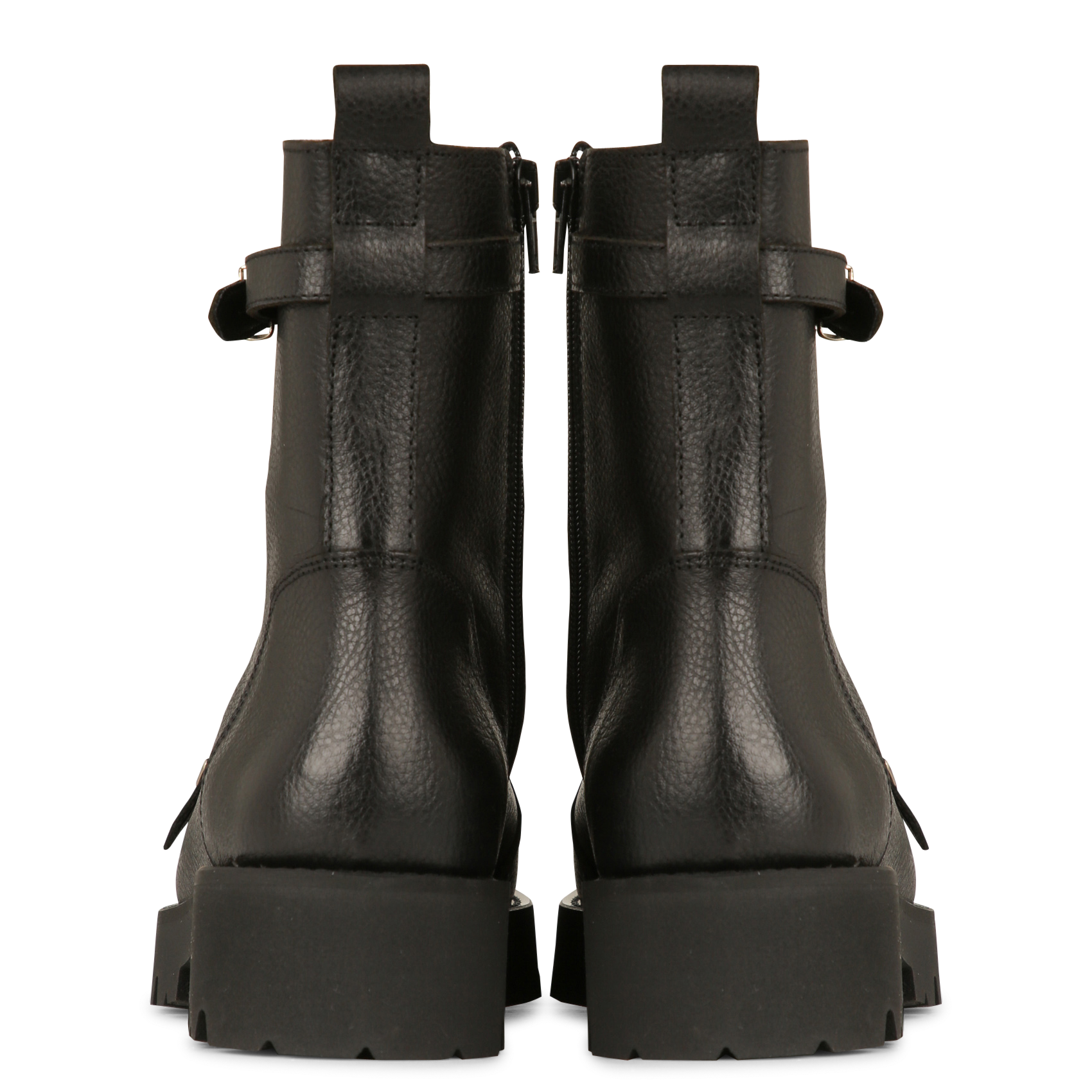 Bottines en cuir LA FEE MARABOUTEE Noir